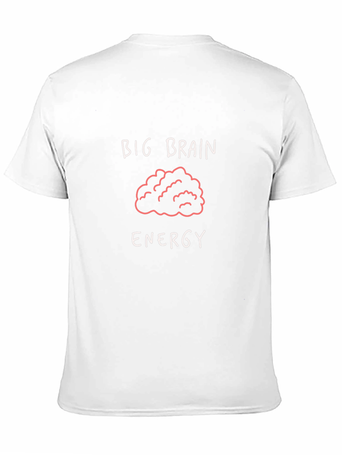 Black Big Brain Energy Graphic Tee - Black Cotton T-Shirt view 11