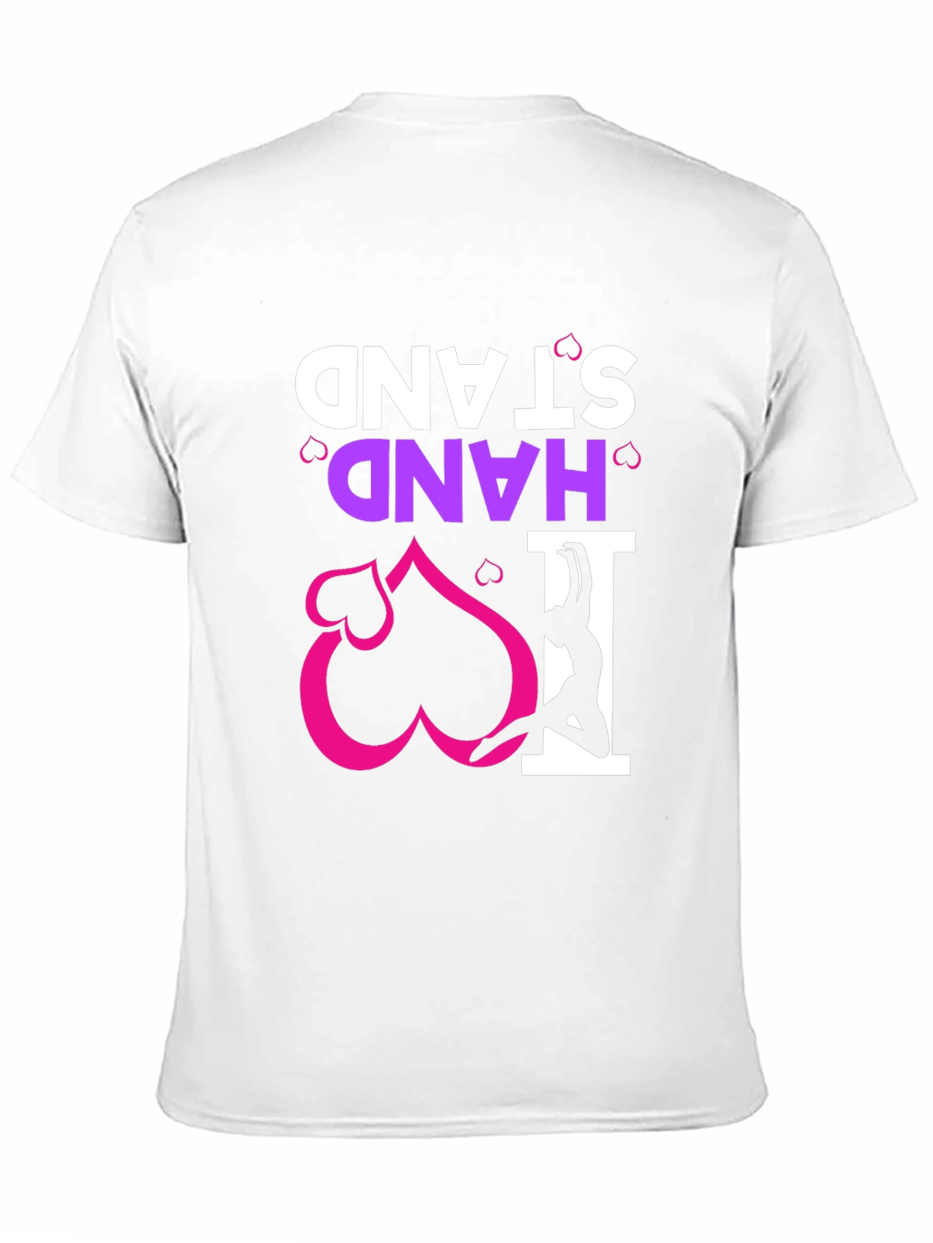 Black I Heart Handstand Black T-Shirt view 11