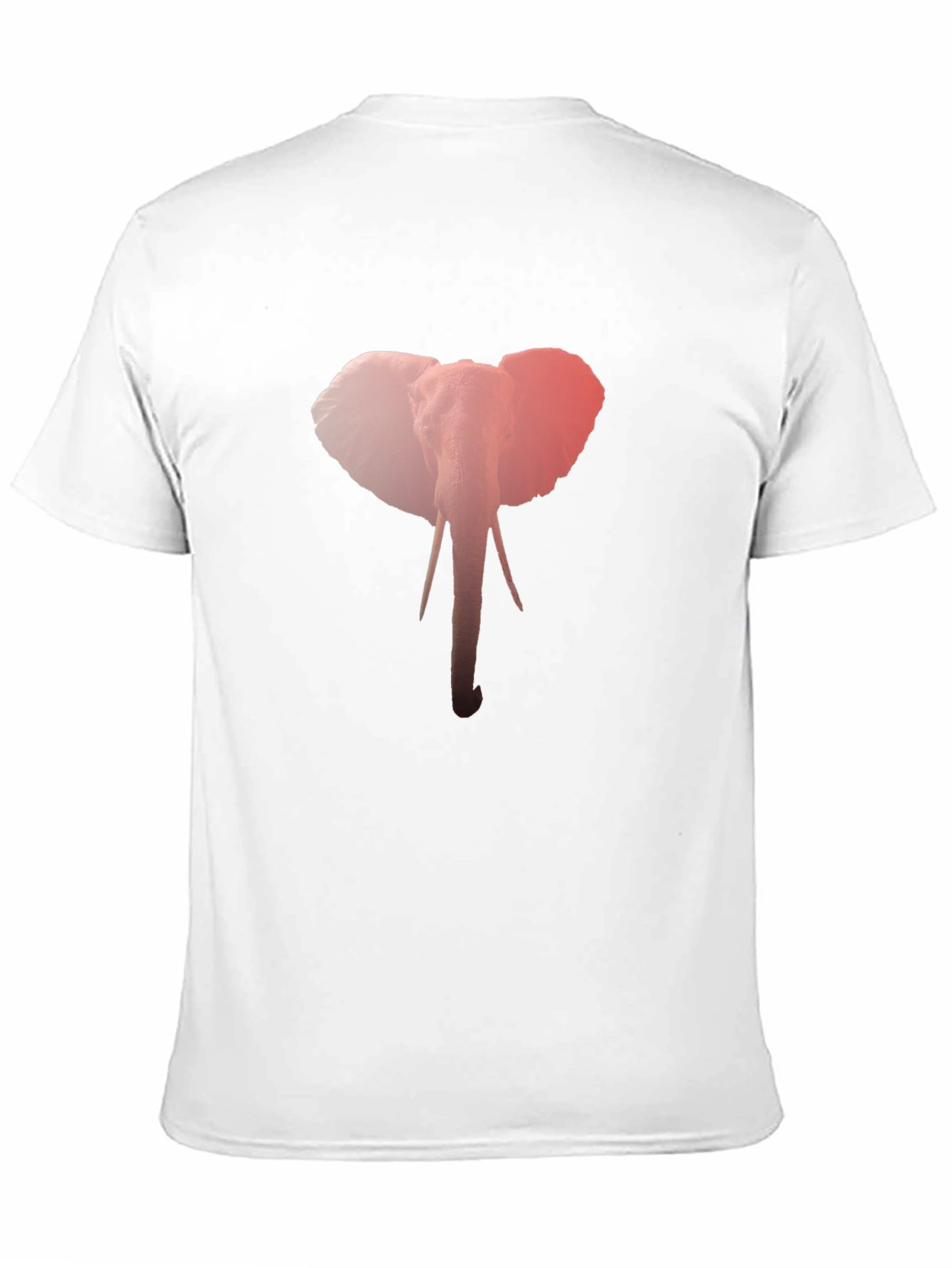 Black Elephant Graphic Tee - Cool Animal Print Shirt view 11