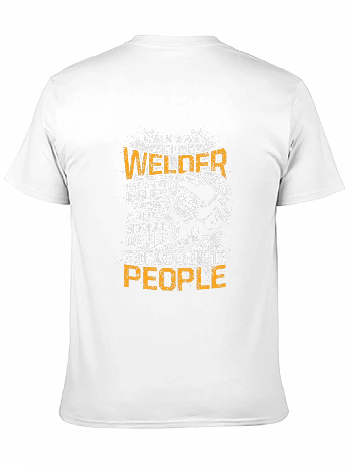 Black Walk Away Welder T-Shirt view 11