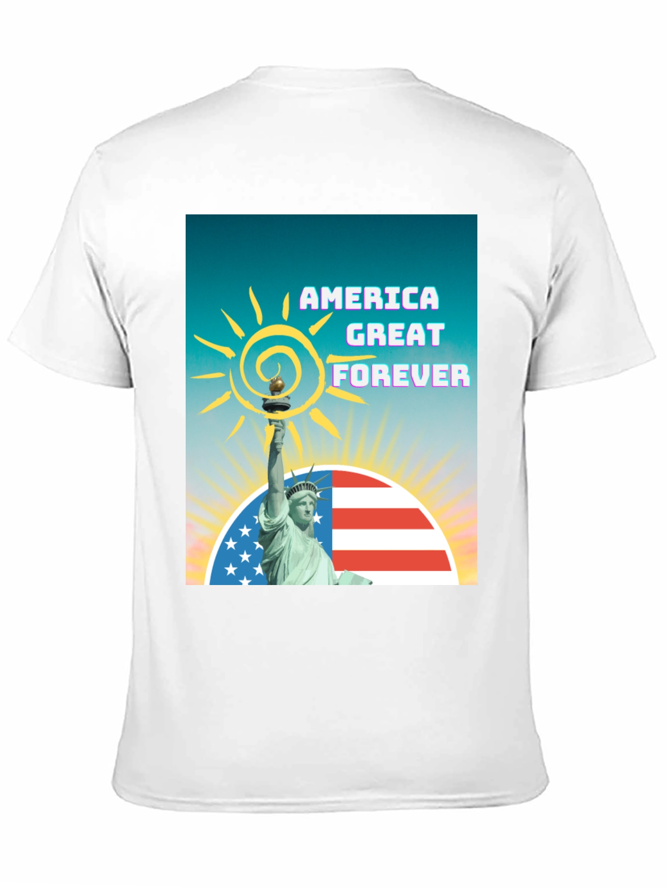 Black America Great Forever Graphic Tee view 11