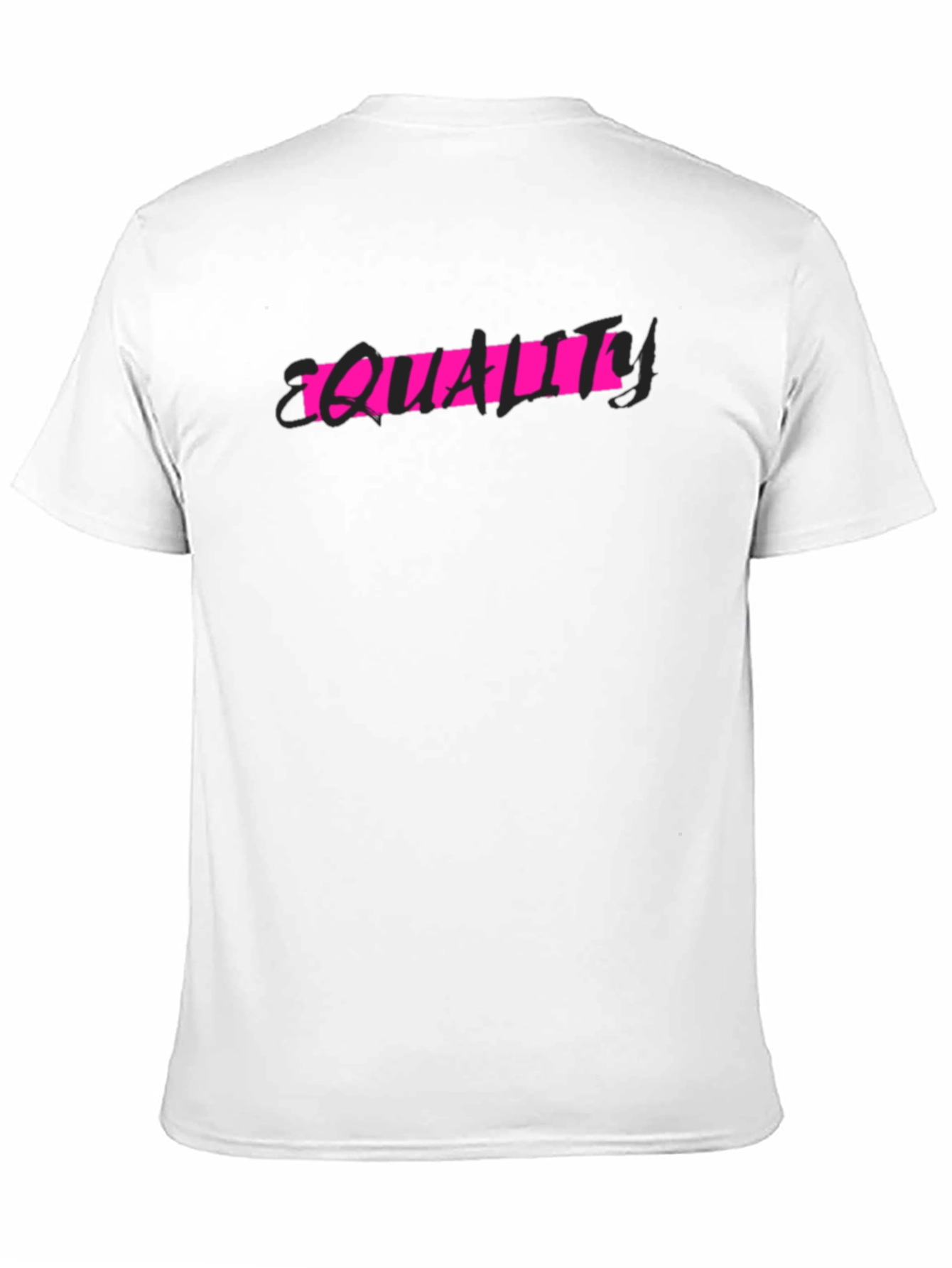 Black Equality Graphic Print Tee - Black view 11