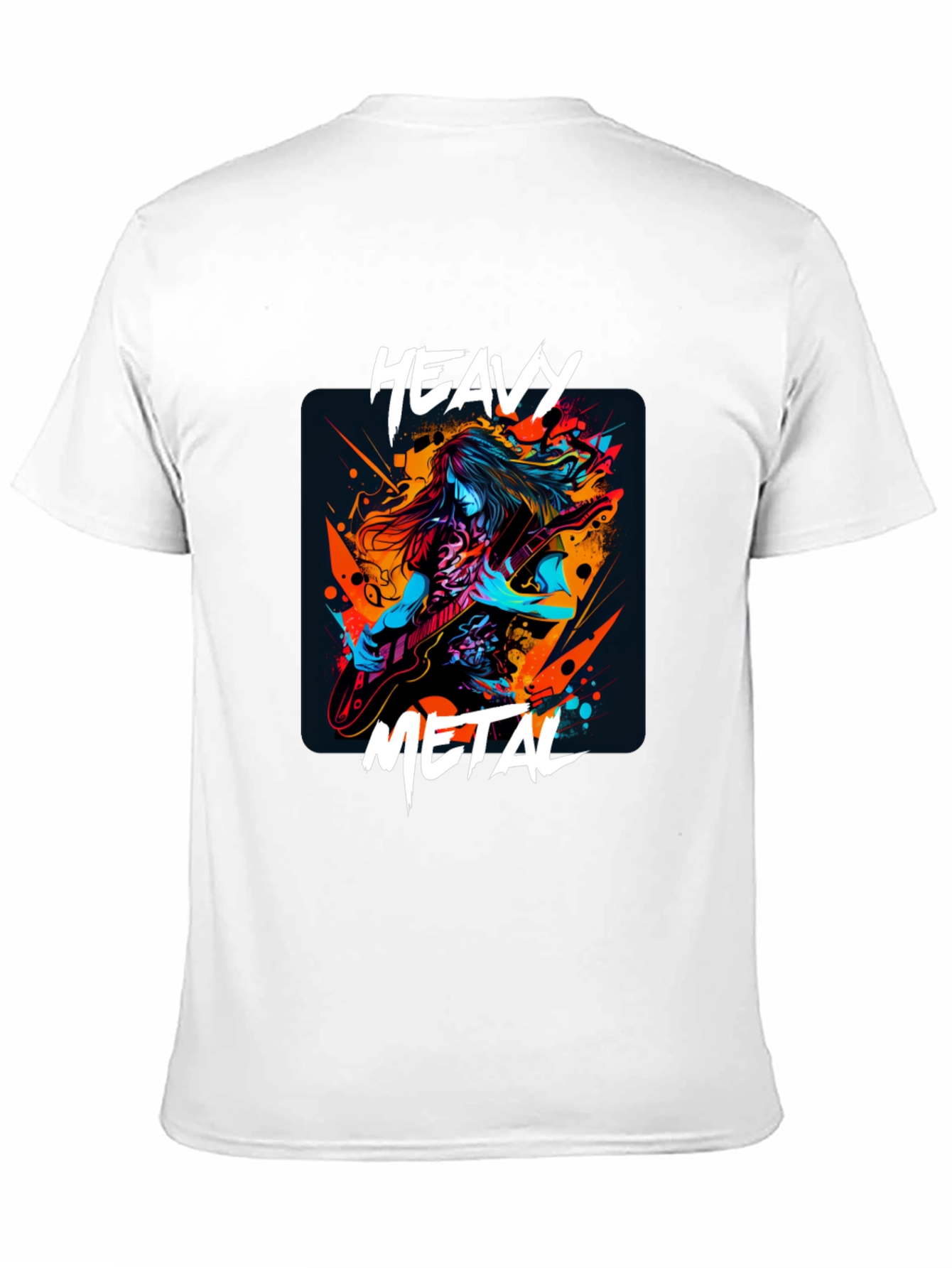 Black Heavy Metal Graphic T-Shirt - Black view 11