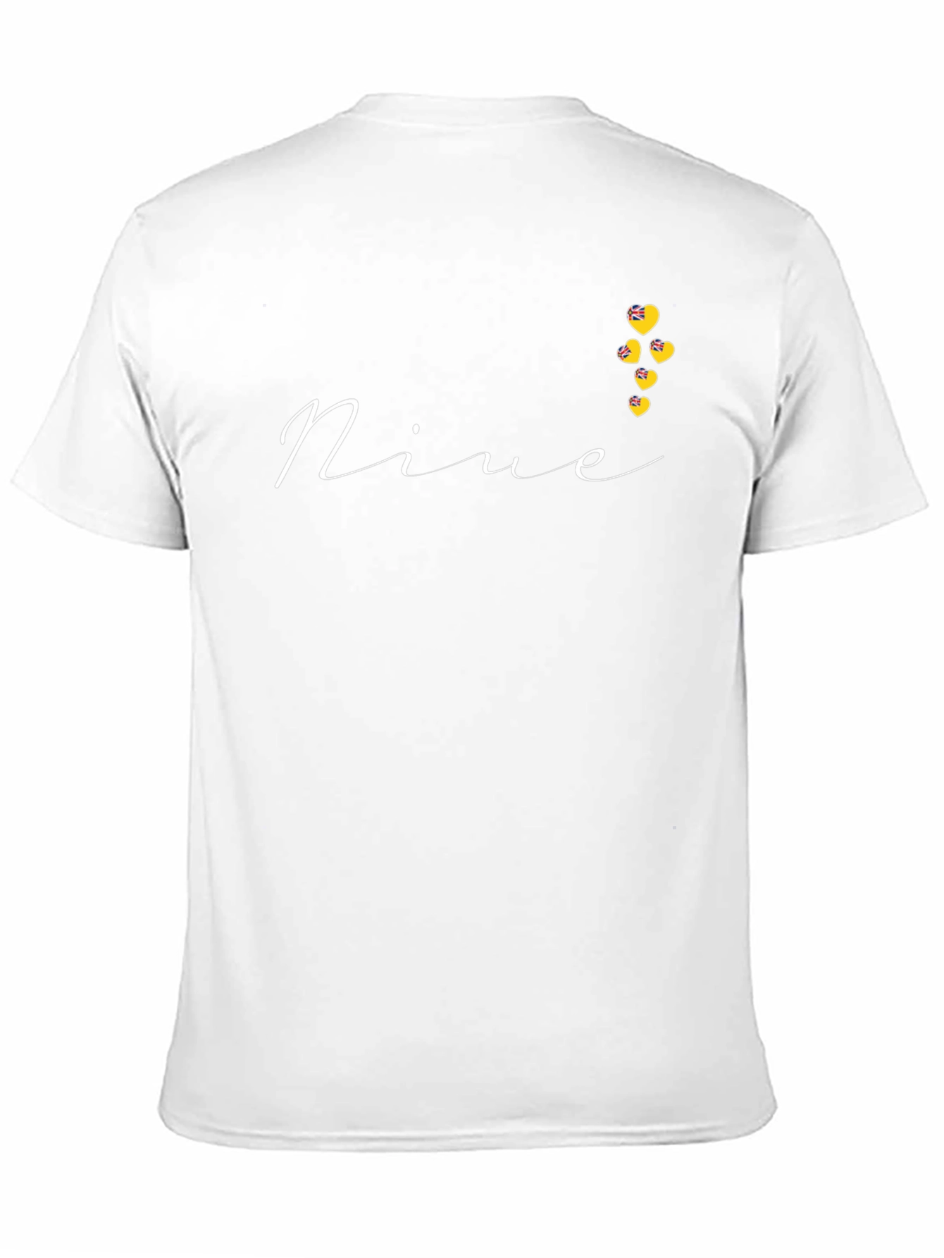 Black Novelty "Nine" Heart Graphic Tee view 11