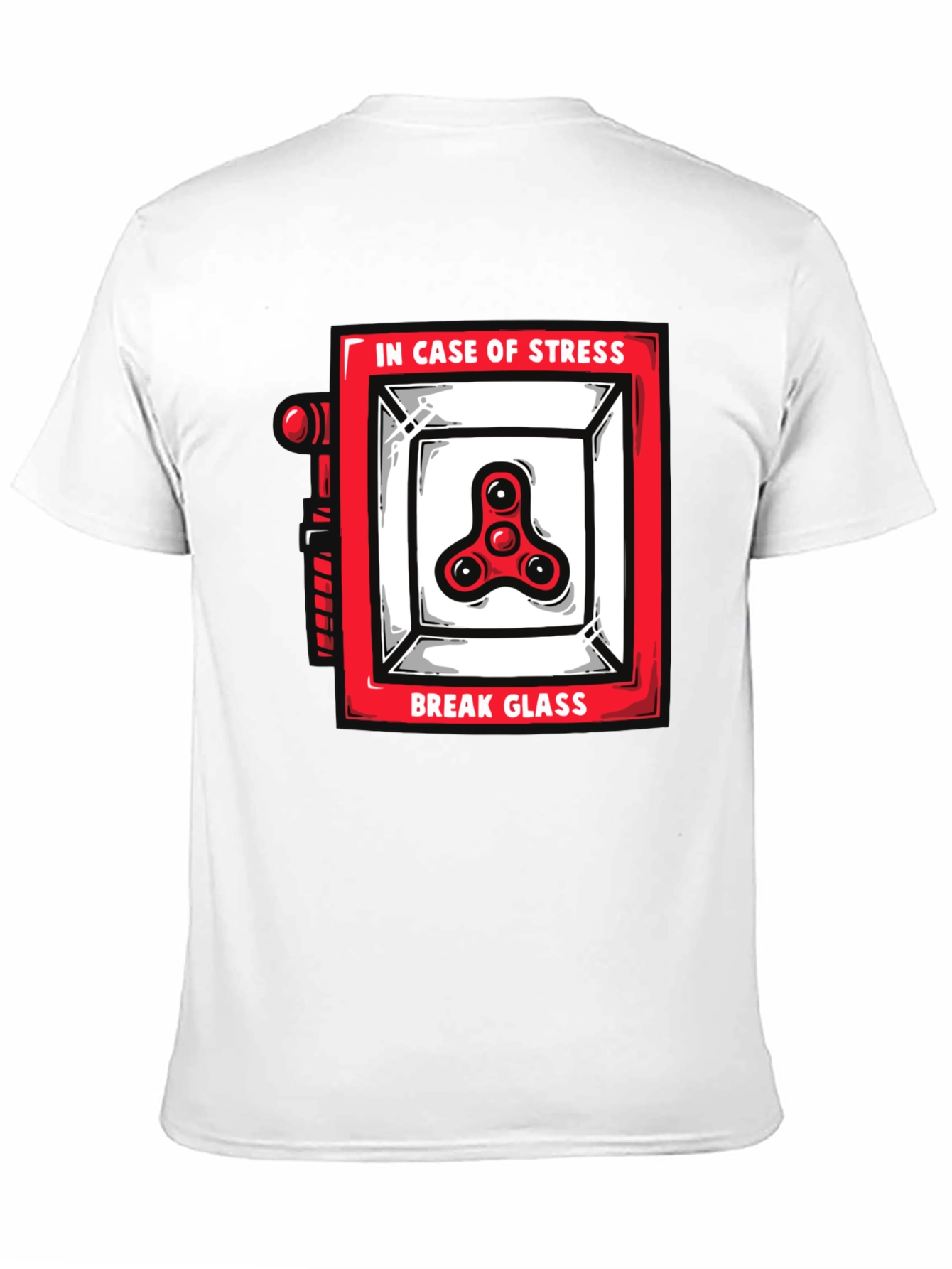 Funny Stress Relief Spinner Black T-Shirt - 11
