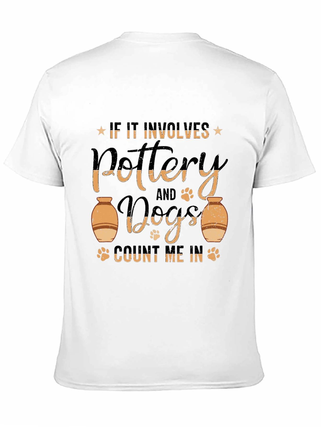 Black Pottery and Dogs T-Shirt view 11