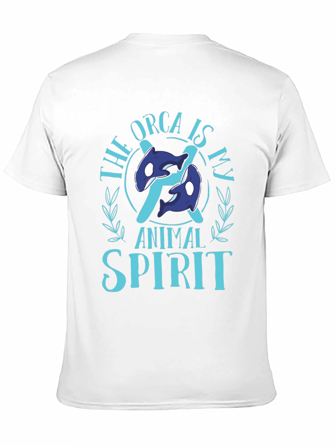Black Orca Animal Spirit Black T-Shirt view 11