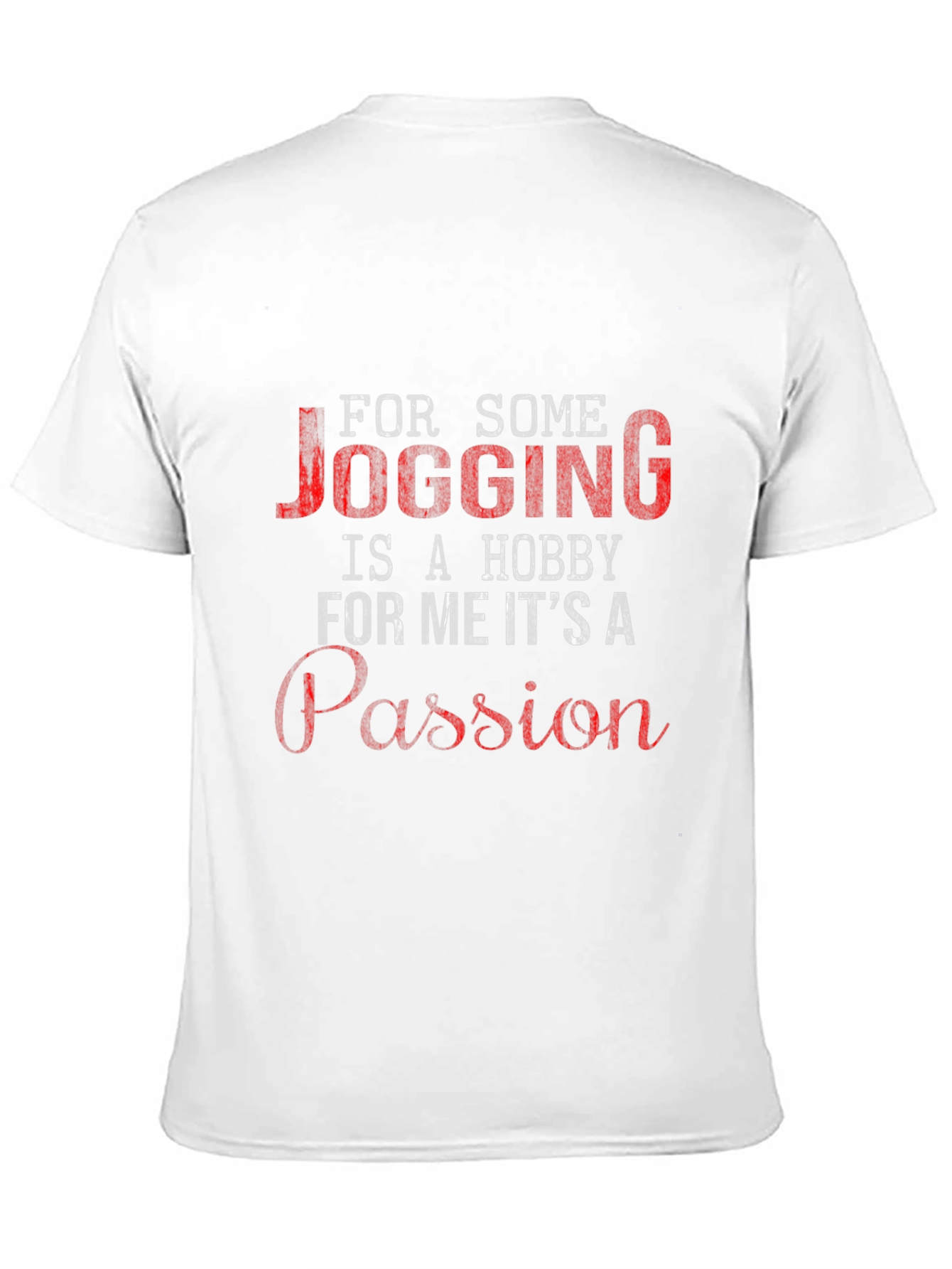 Black Jogging Passion Graphic T-Shirt view 11