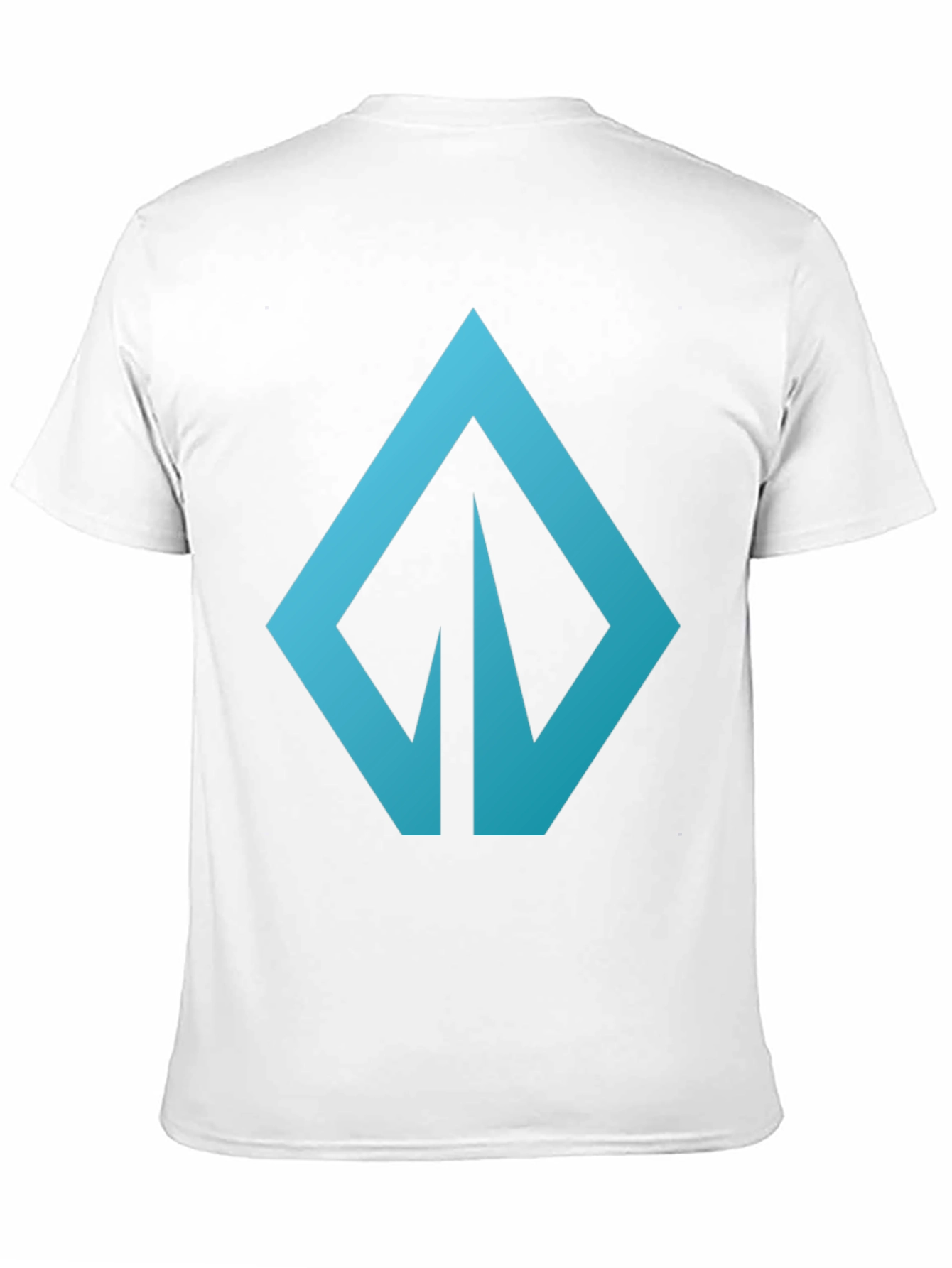 Black Modern Blue Logo Graphic Tee - Casual Style view 11