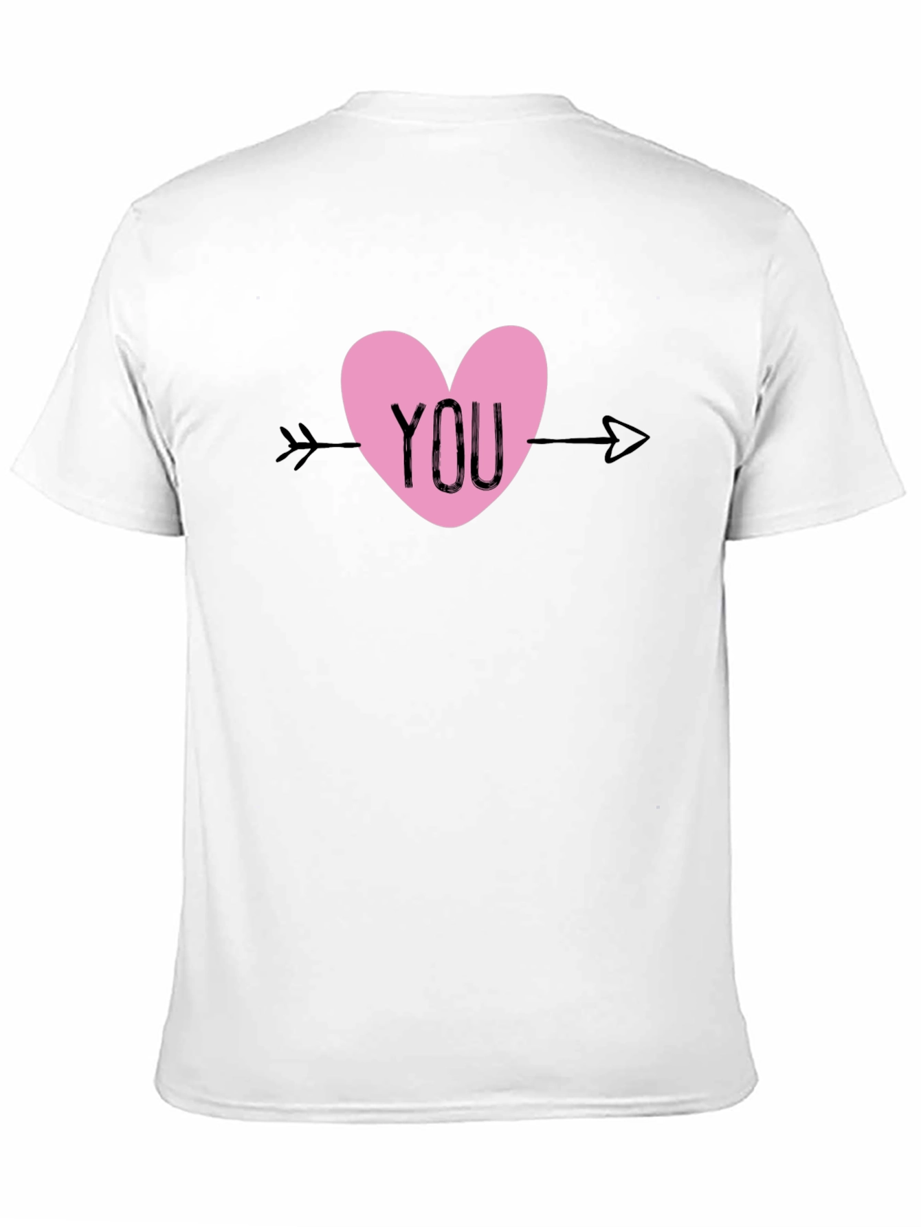 Black You Heart Valentine's Day T-Shirt view 11
