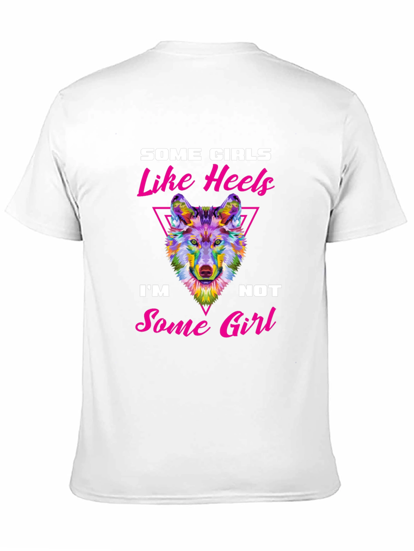 Black Some Girls Like Heels T-Shirt view 11