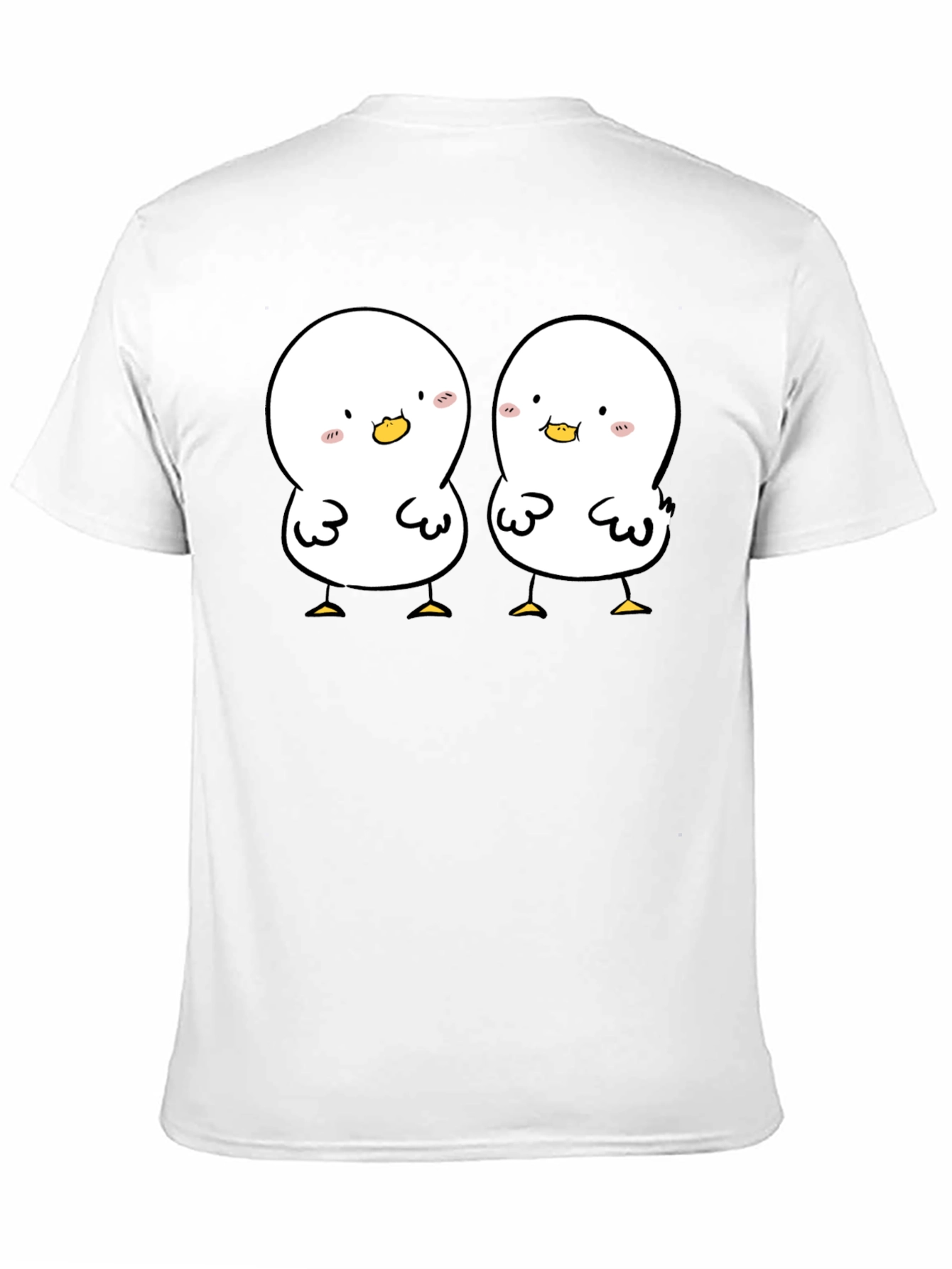Black Cute Duckling Graphic Tee - Soft Black Cotton Shirt view 11