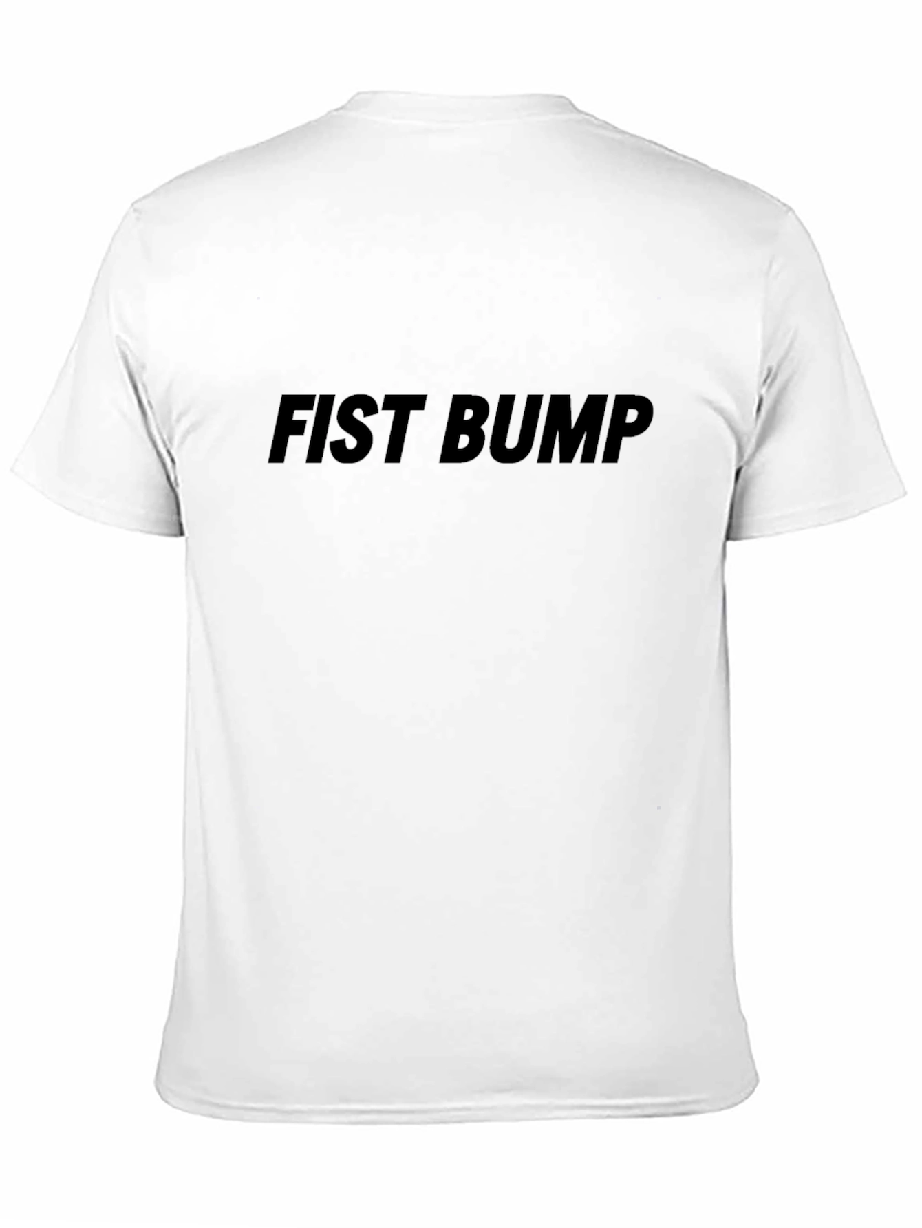 Black Fist Bump Graphic Tee - Casual Cotton T-Shirt view 11