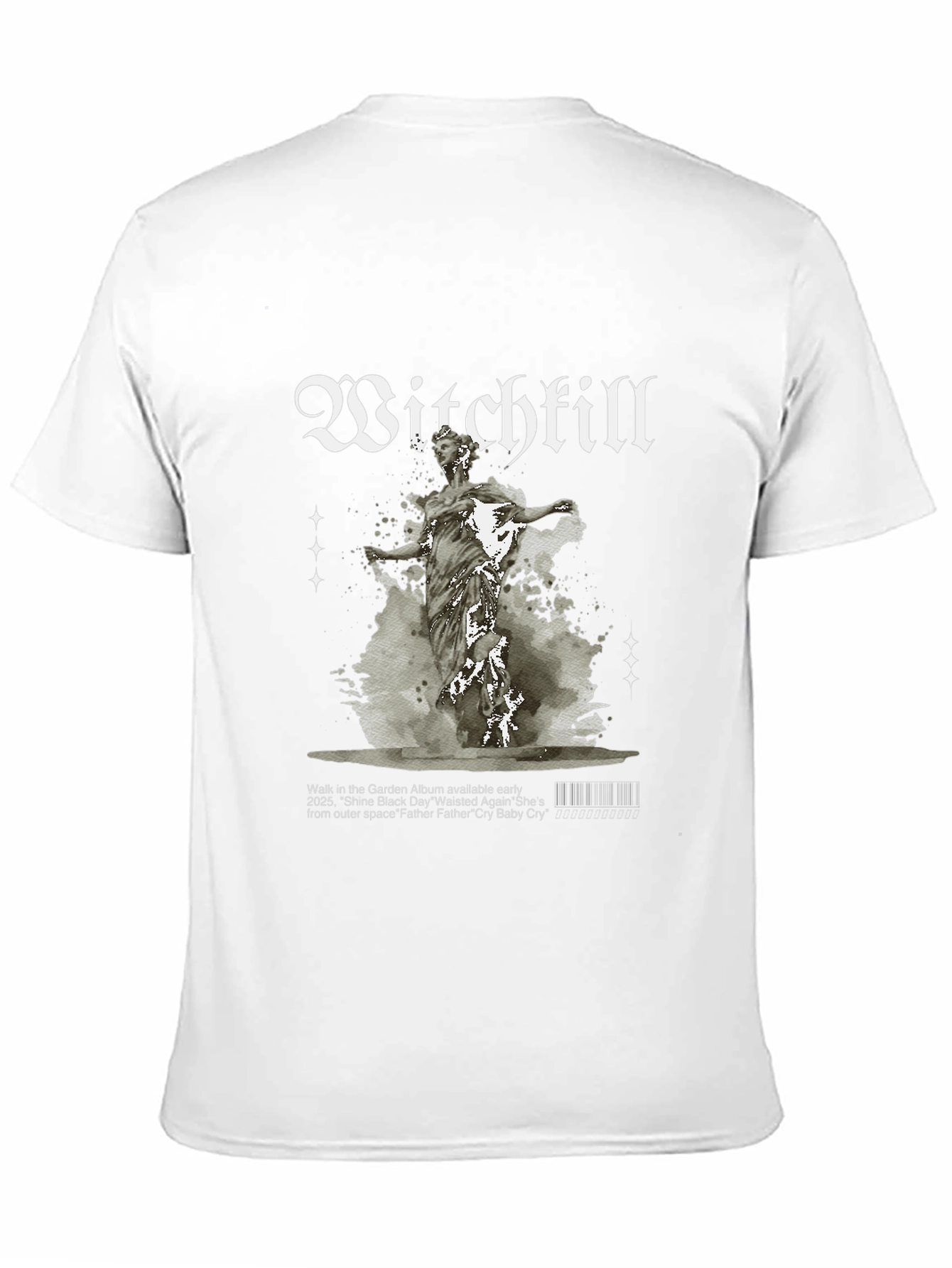 Black Witchkill Graphic Print Black T-Shirt view 11