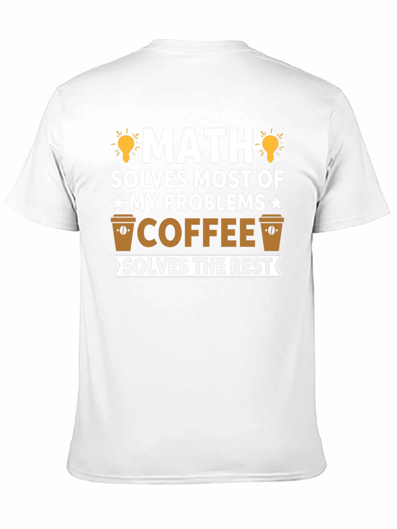 Black Math & Coffee T-Shirt view 11