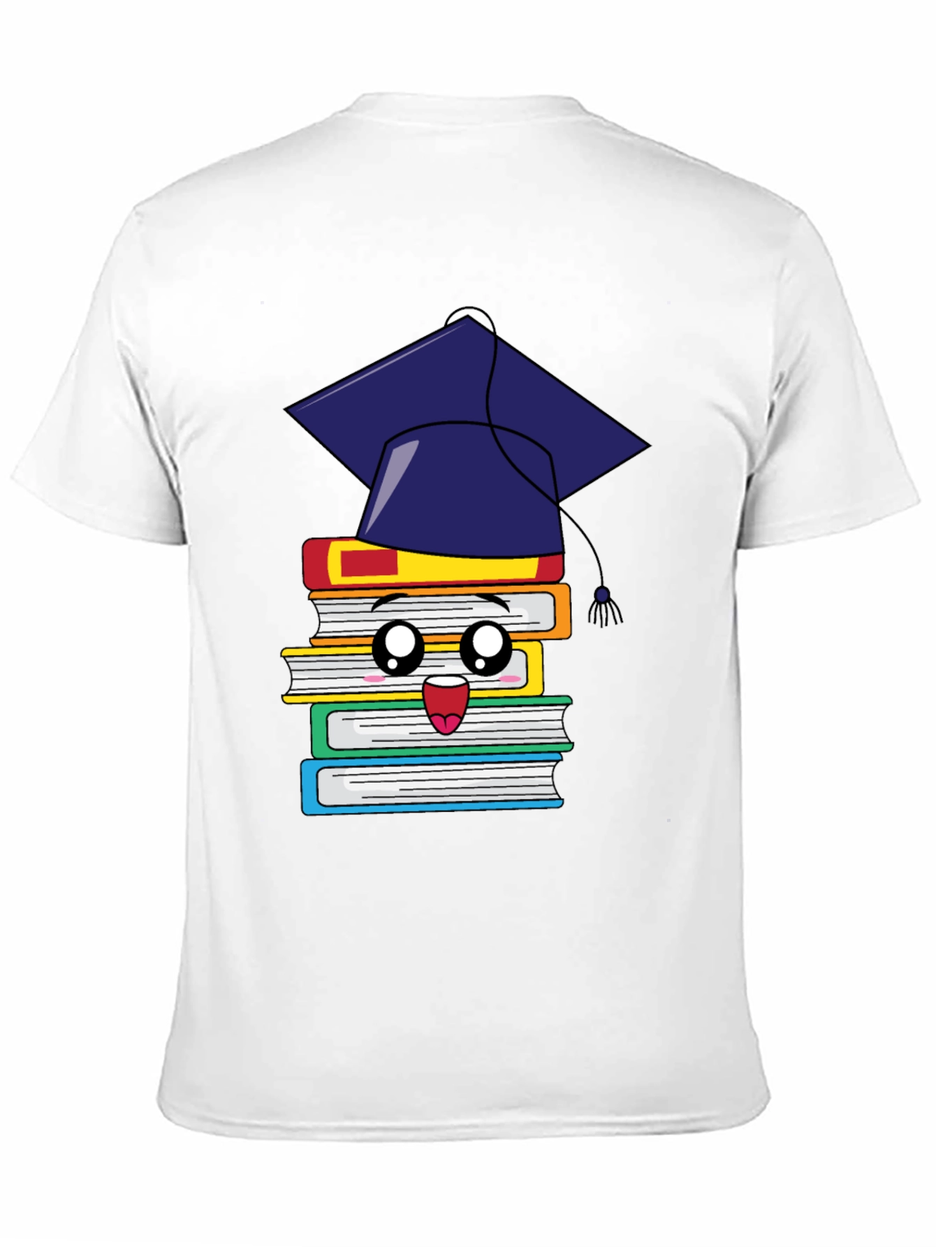 Black Graduation Books T-Shirt view 11
