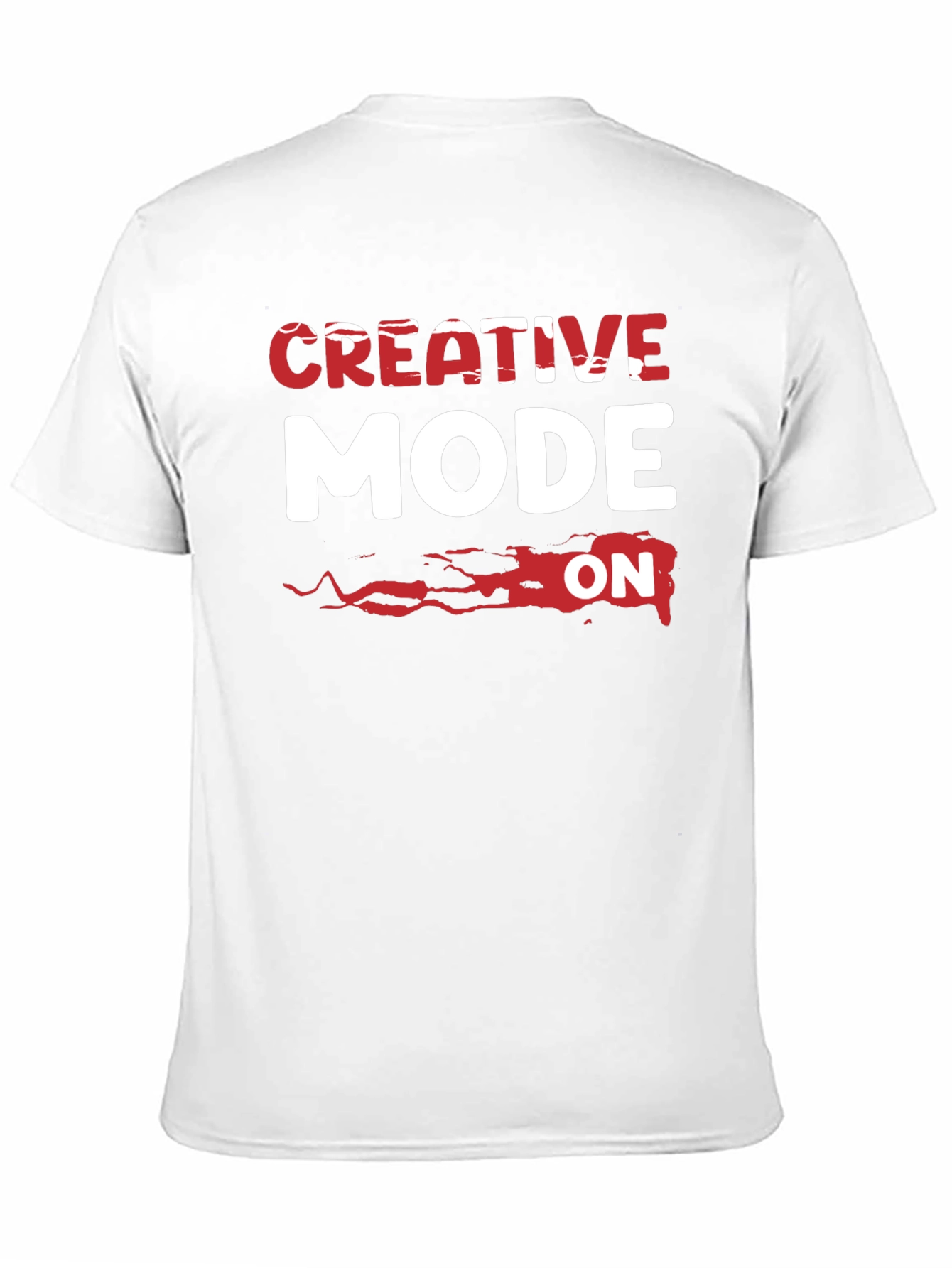 Black Creative Mode ON Black T-Shirt view 11