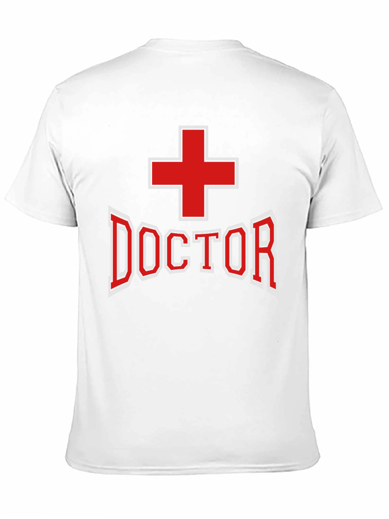 Black Doctor T-Shirt - Red Cross Design view 11