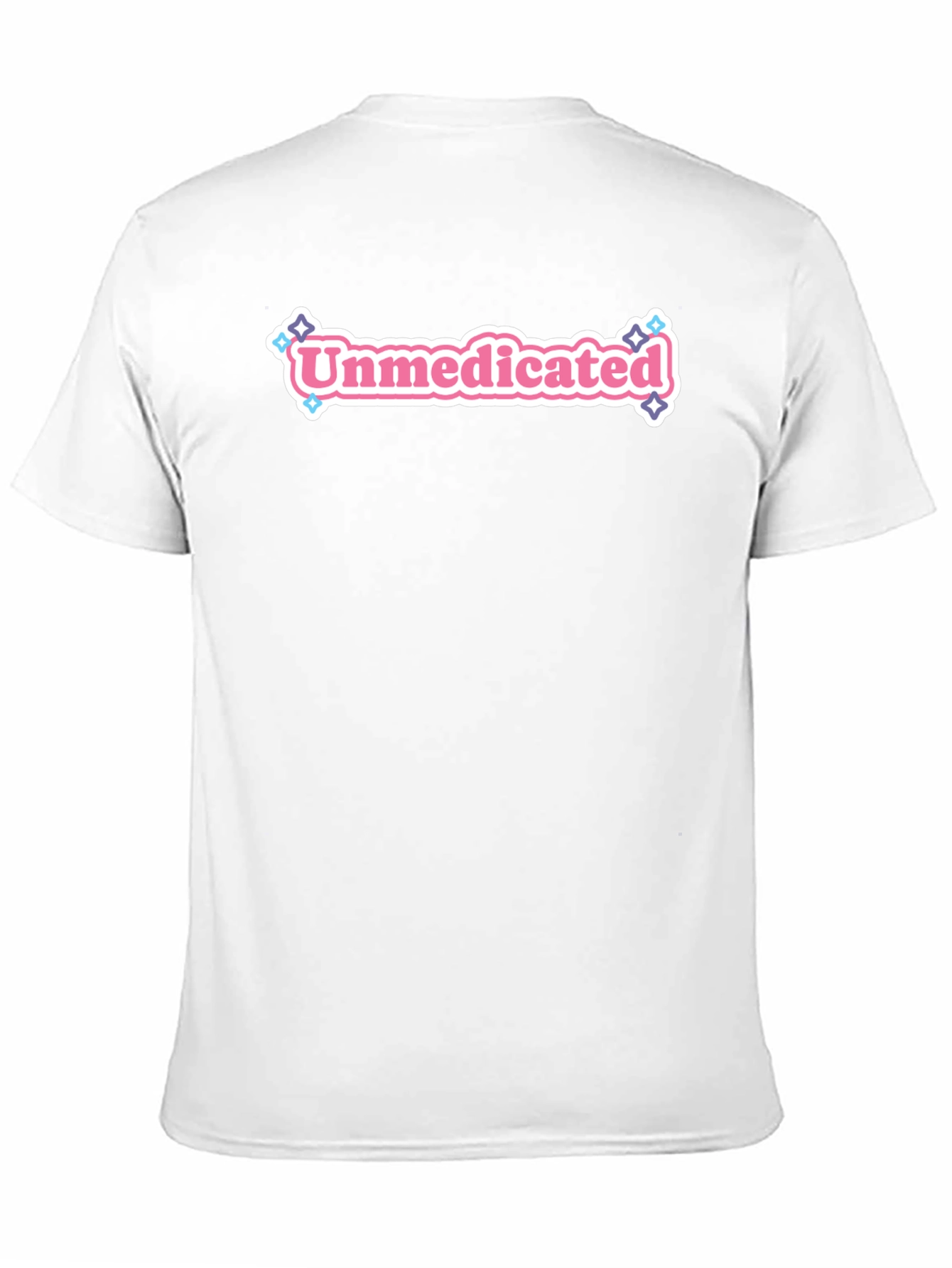 Black Unmedicated Graphic Tee - Black Crew Neck T-Shirt view 11