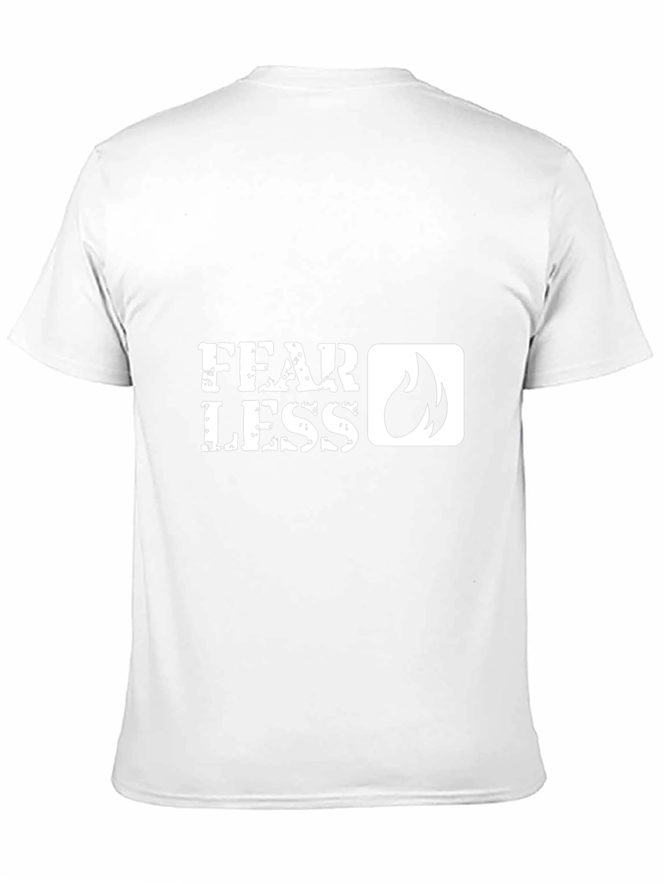 Black Fearless Graphic Tee - Bold Statement T-Shirt view 11