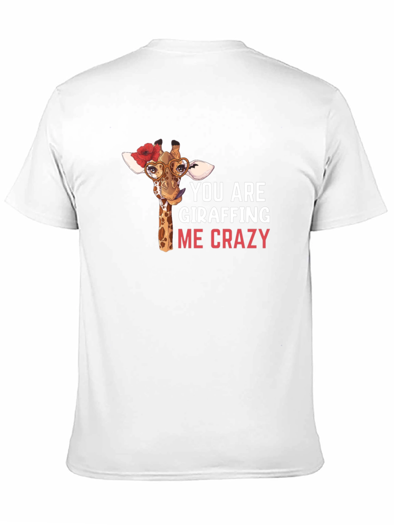 Black Giraffe Crazy Graphic Tee view 11