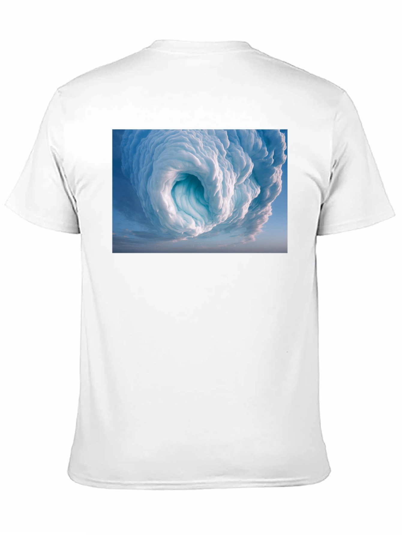 Black Cloud Vortex Graphic Tee - Black view 11