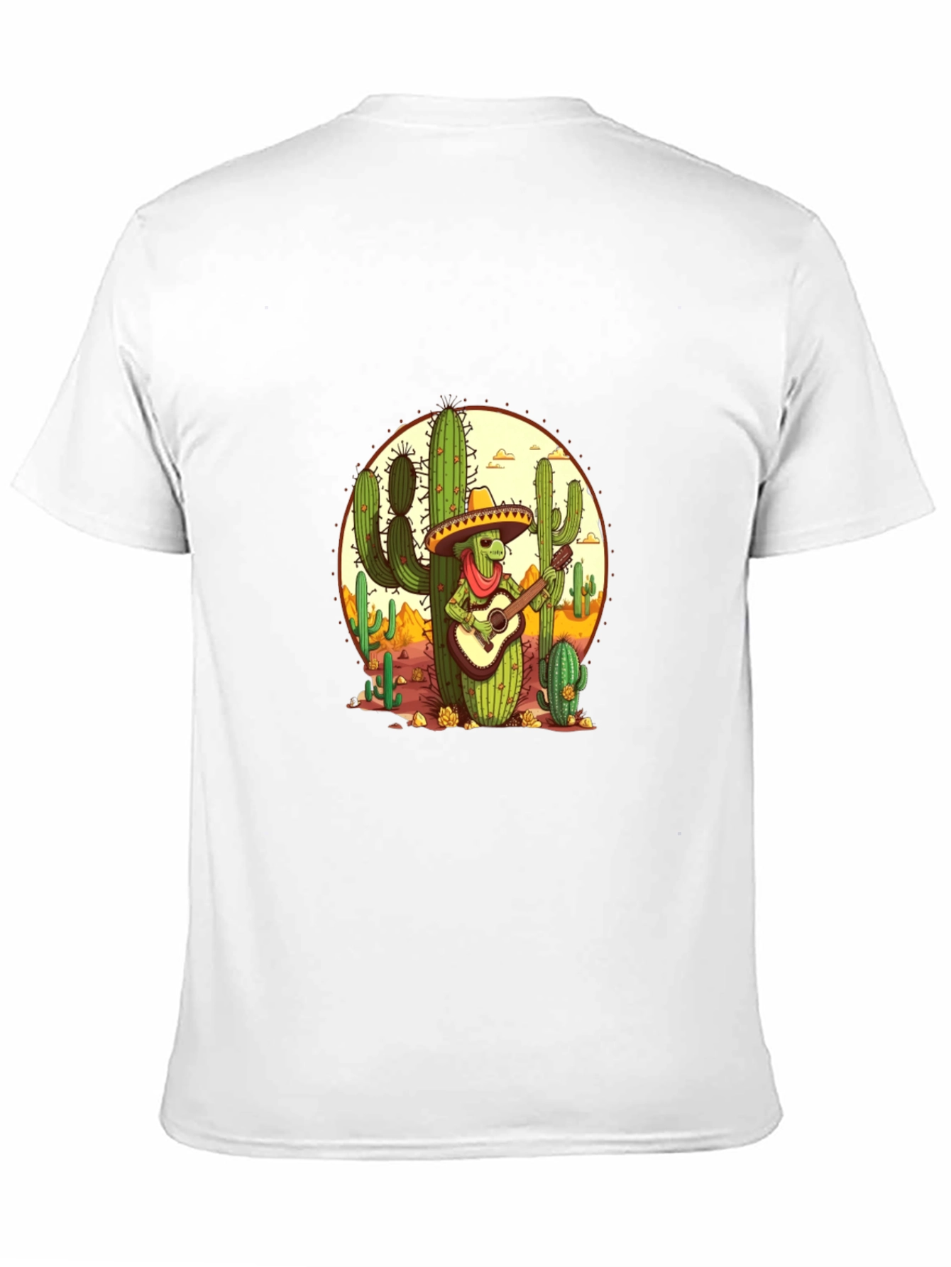 Black Cactus Mariachi Graphic Tee - Black view 11