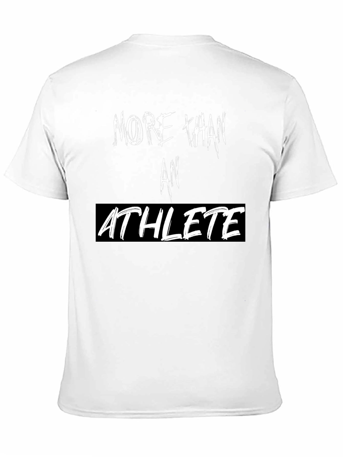 Black More Than An Athlete Black T-Shirt view 11