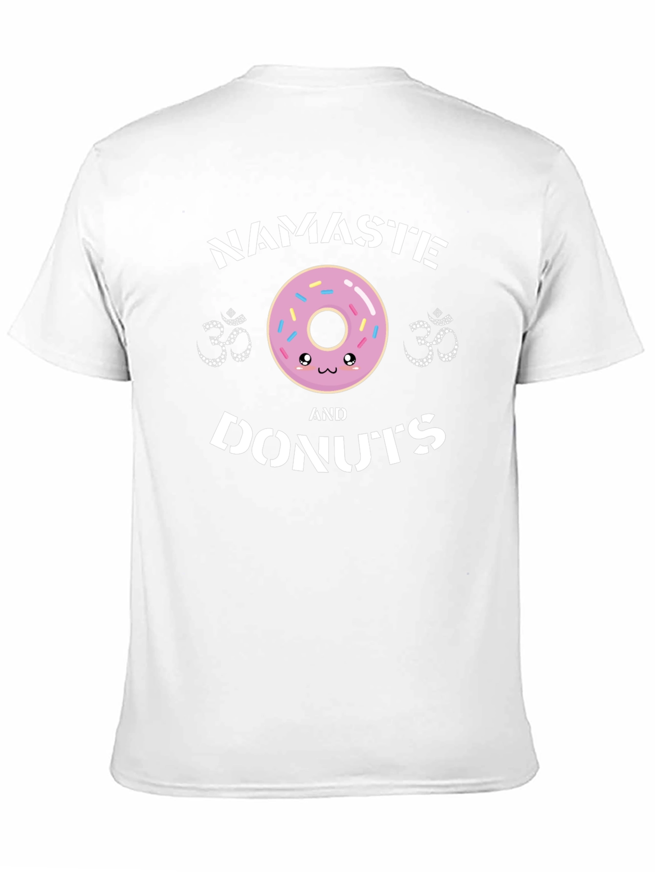Black Namaste & Donuts Graphic T-Shirt view 11