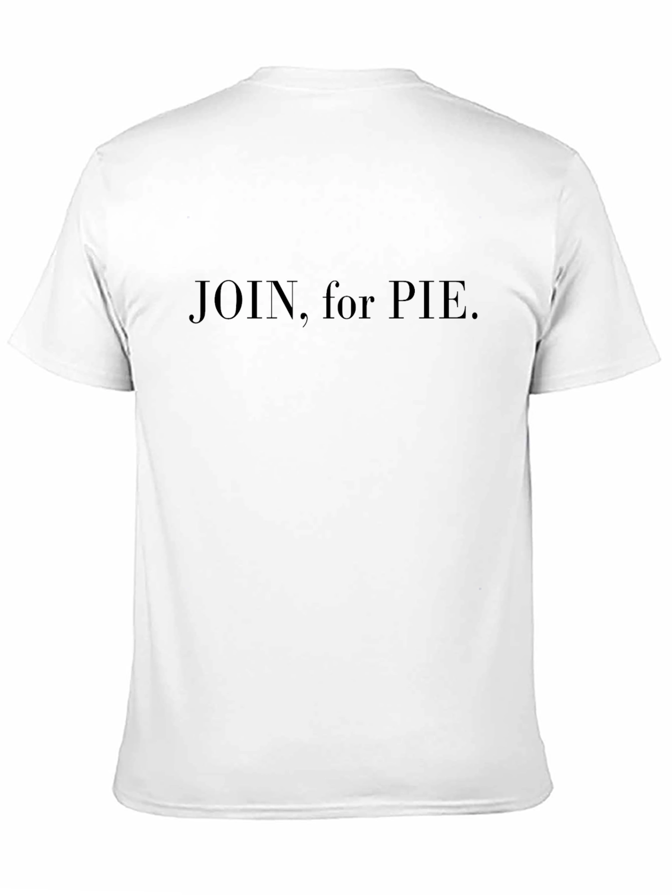 Black Join For Pie - Graphic Tee - Black Cotton T-Shirt view 11