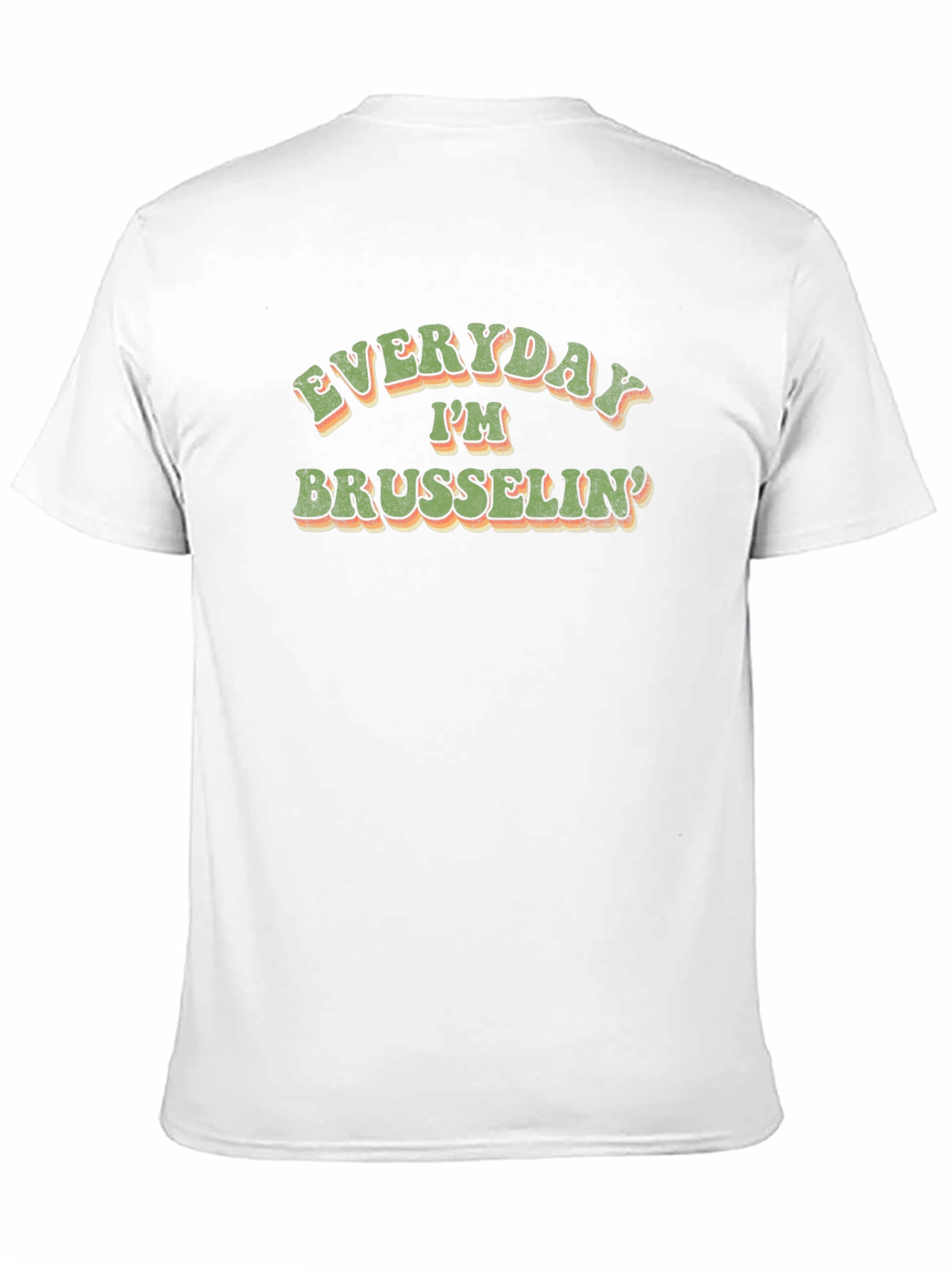 Black Everyday I'm Brusselsin' Black T-Shirt view 11