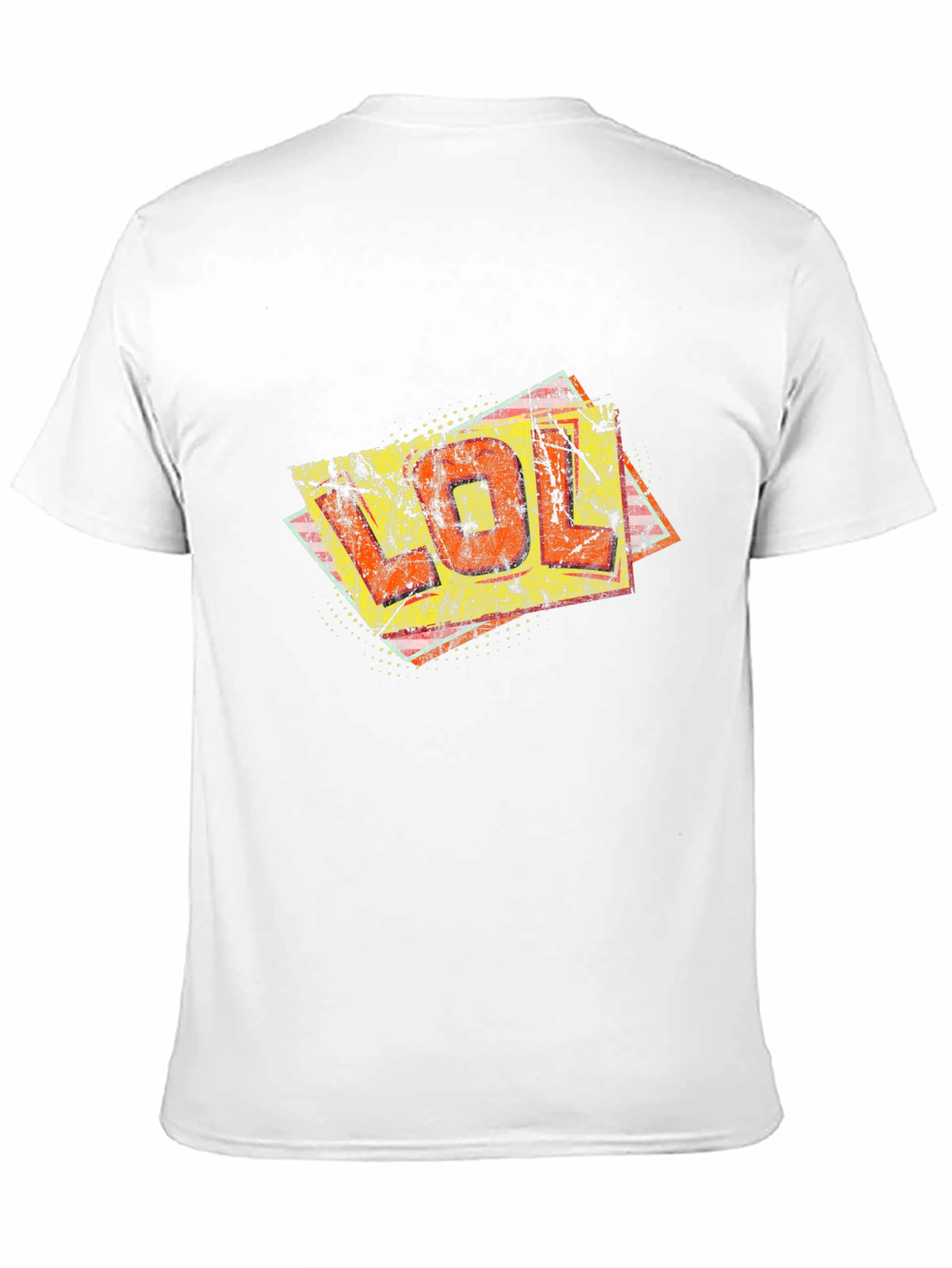 Black LOL Graphic Print Black Cotton T-Shirt view 11