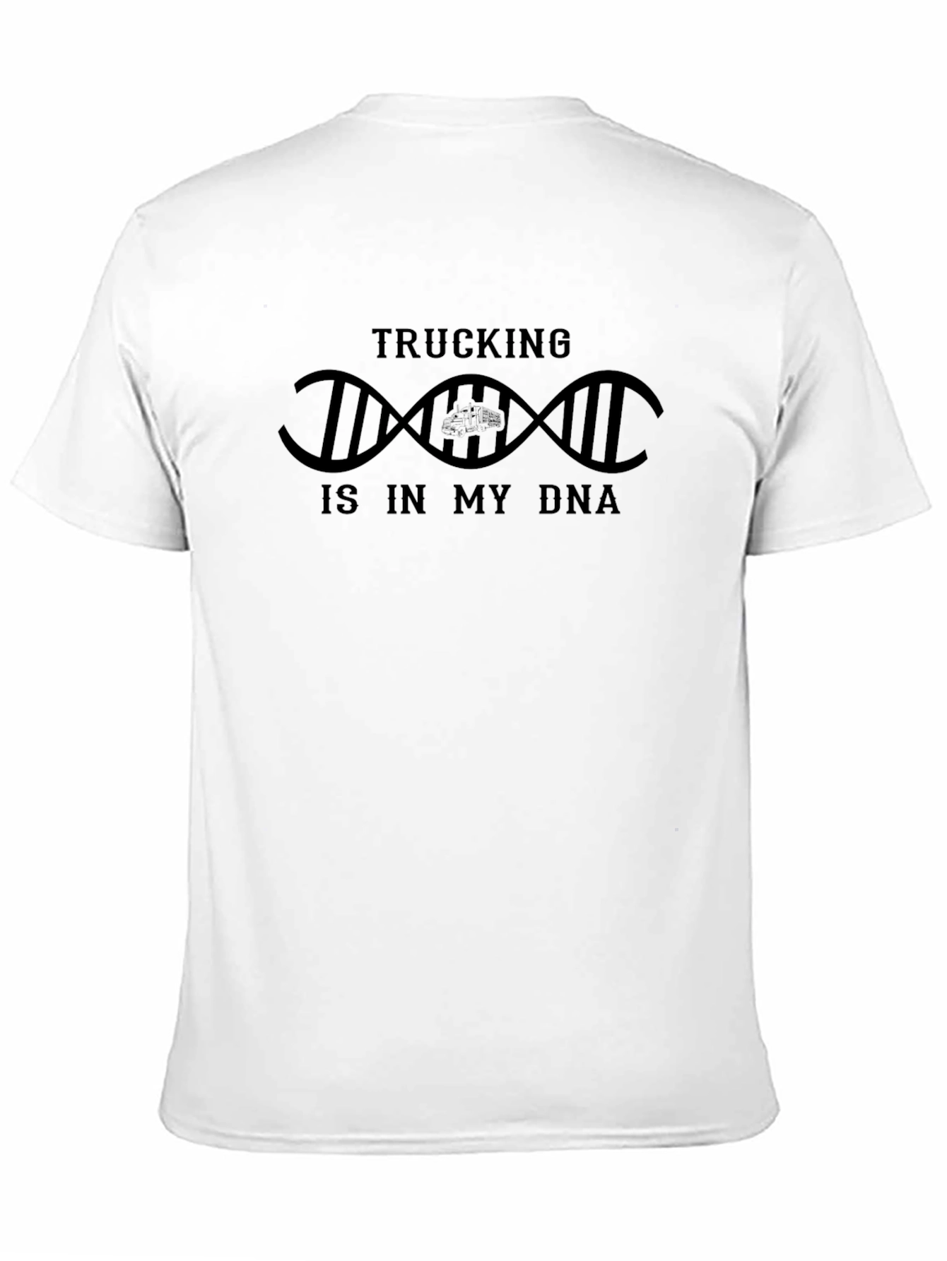 Black Trucking Is In My DNA Graphic T-Shirt view 11