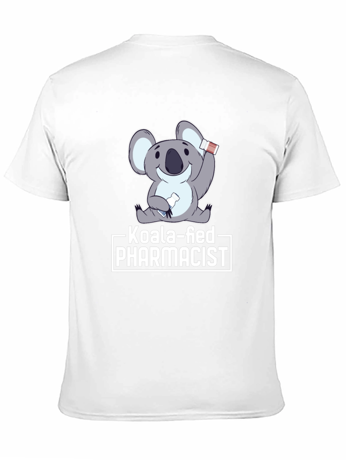 Black Koala-fied Pharmacist Graphic Tee view 11