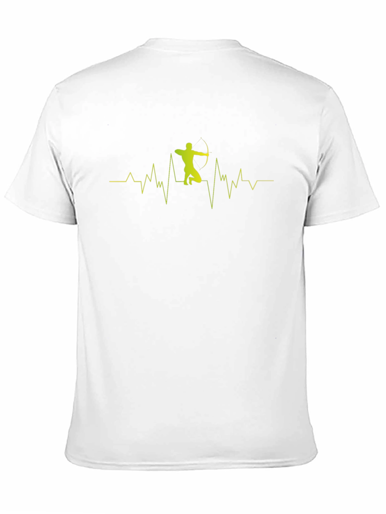 Black Archery Heartbeat T-Shirt - Black Cotton Tee view 11