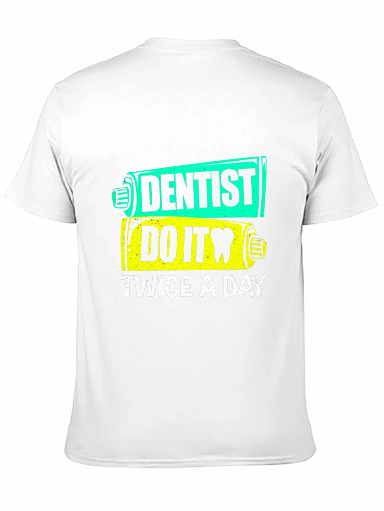 Black Dentist Do It Twice a Day T-Shirt view 11