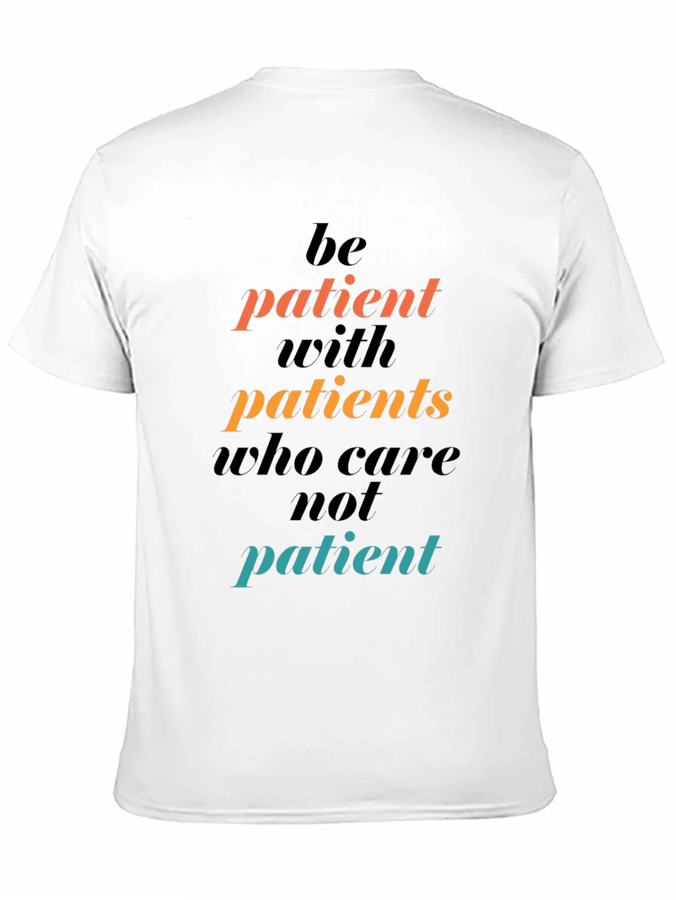 Black Be Patient Graphic T-Shirt - Relaxed Fit view 11