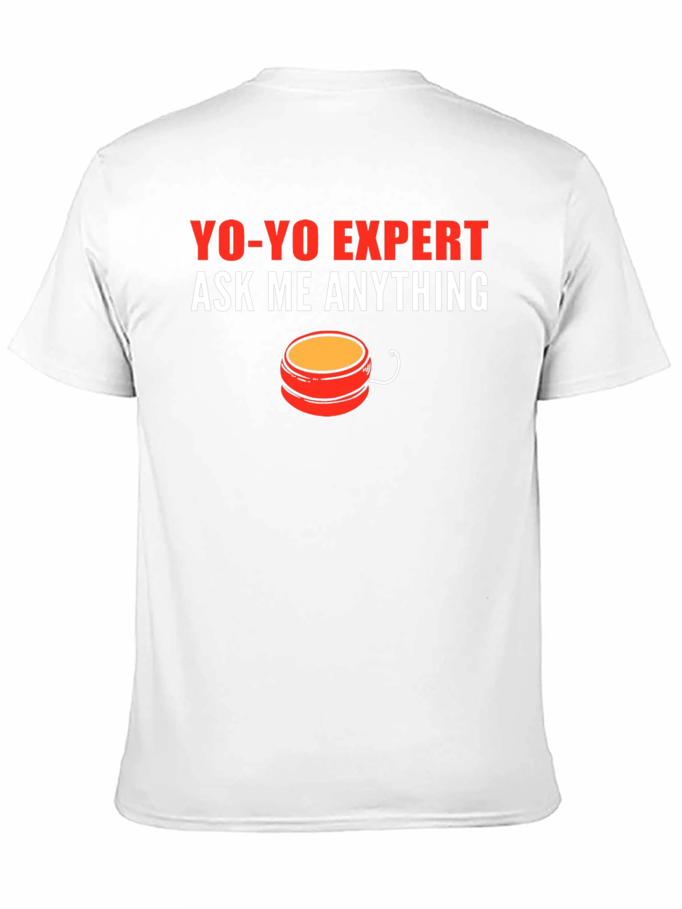 Black Yo-Yo Expert T-Shirt: Funny Ask Me Anything Design view 11