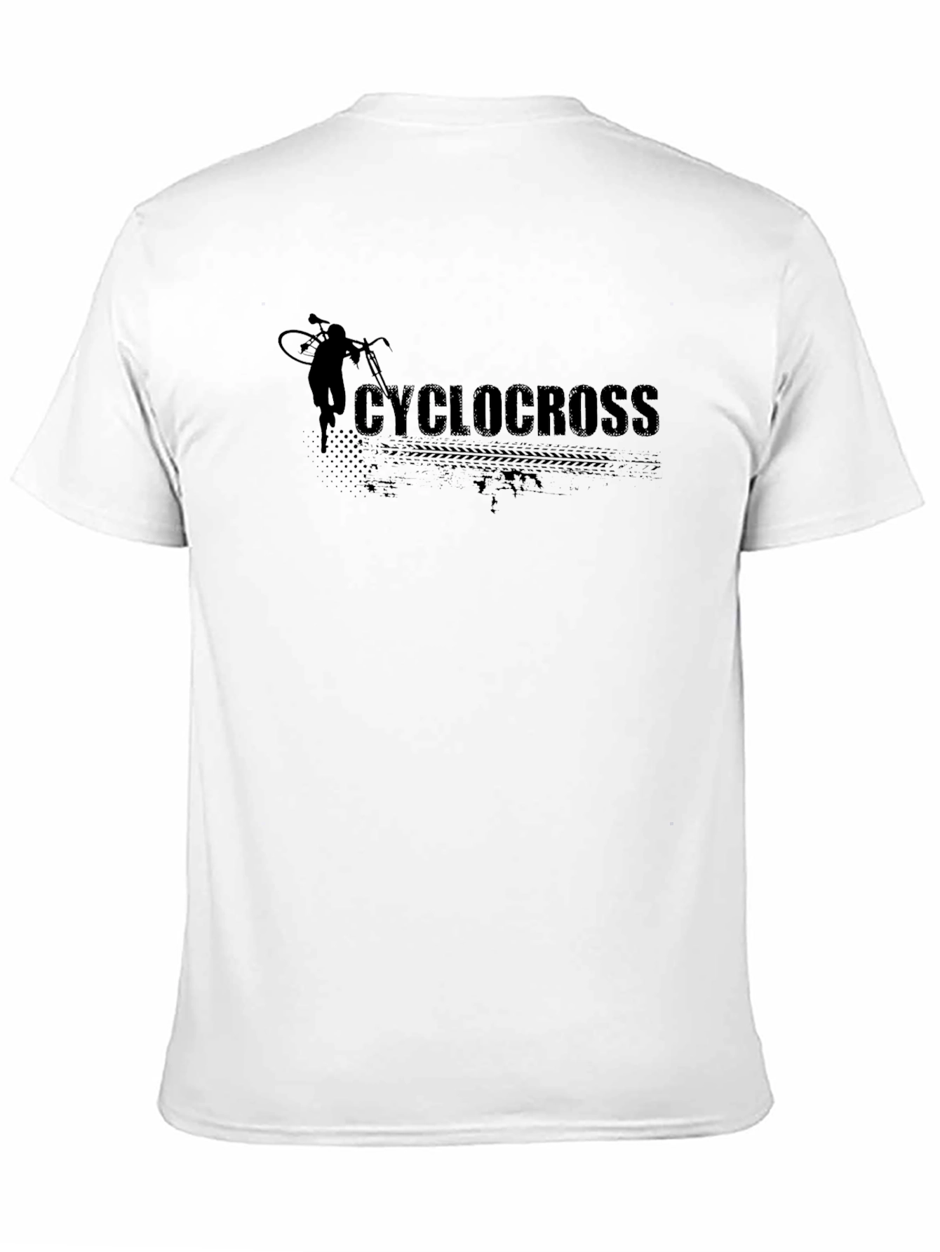 Black Cyclocross T-Shirt - Black Graphic Tee view 11