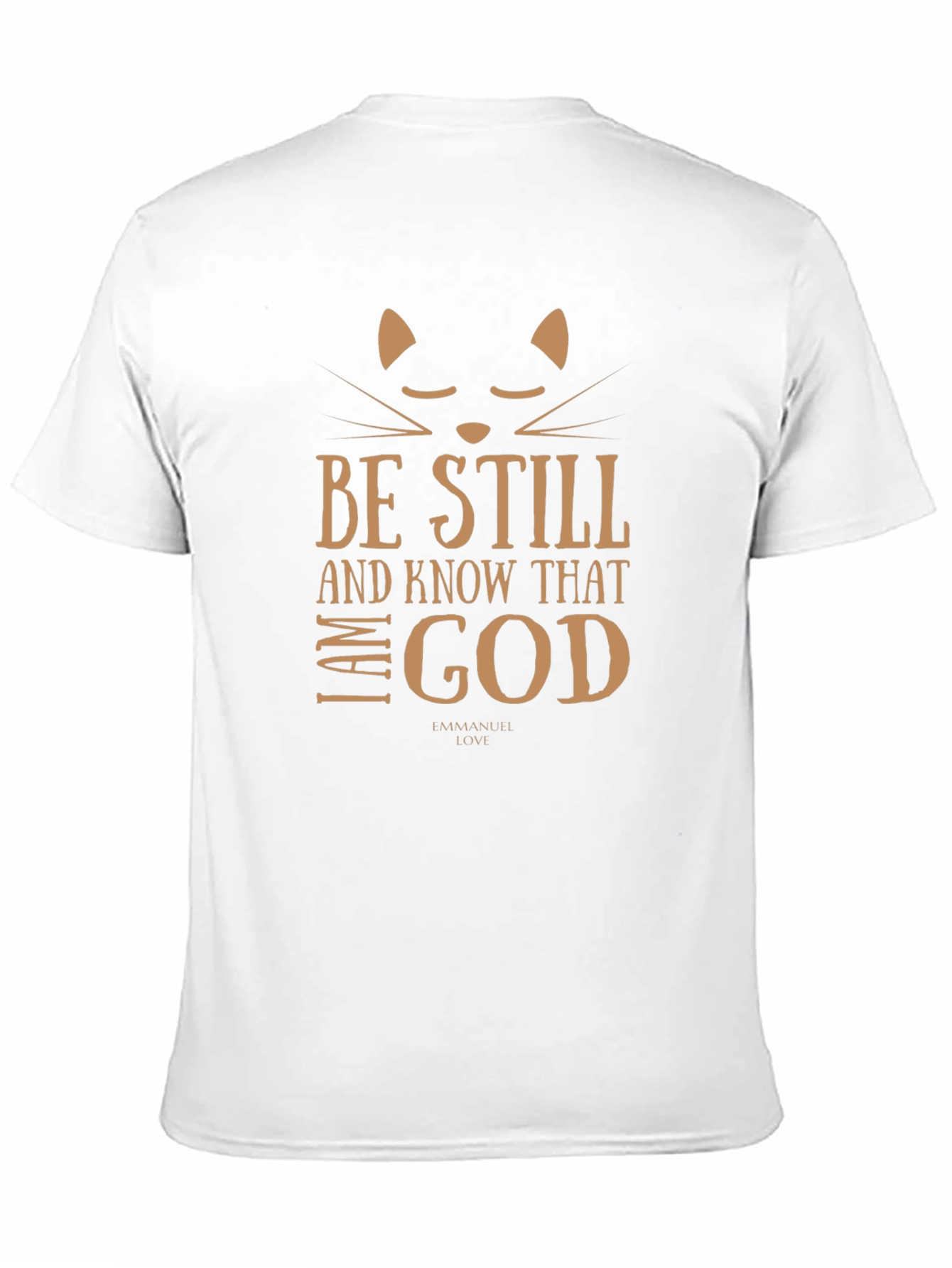 Black Be Still and Know God T-Shirt | Relaxed Fit Cotton Tee view 11