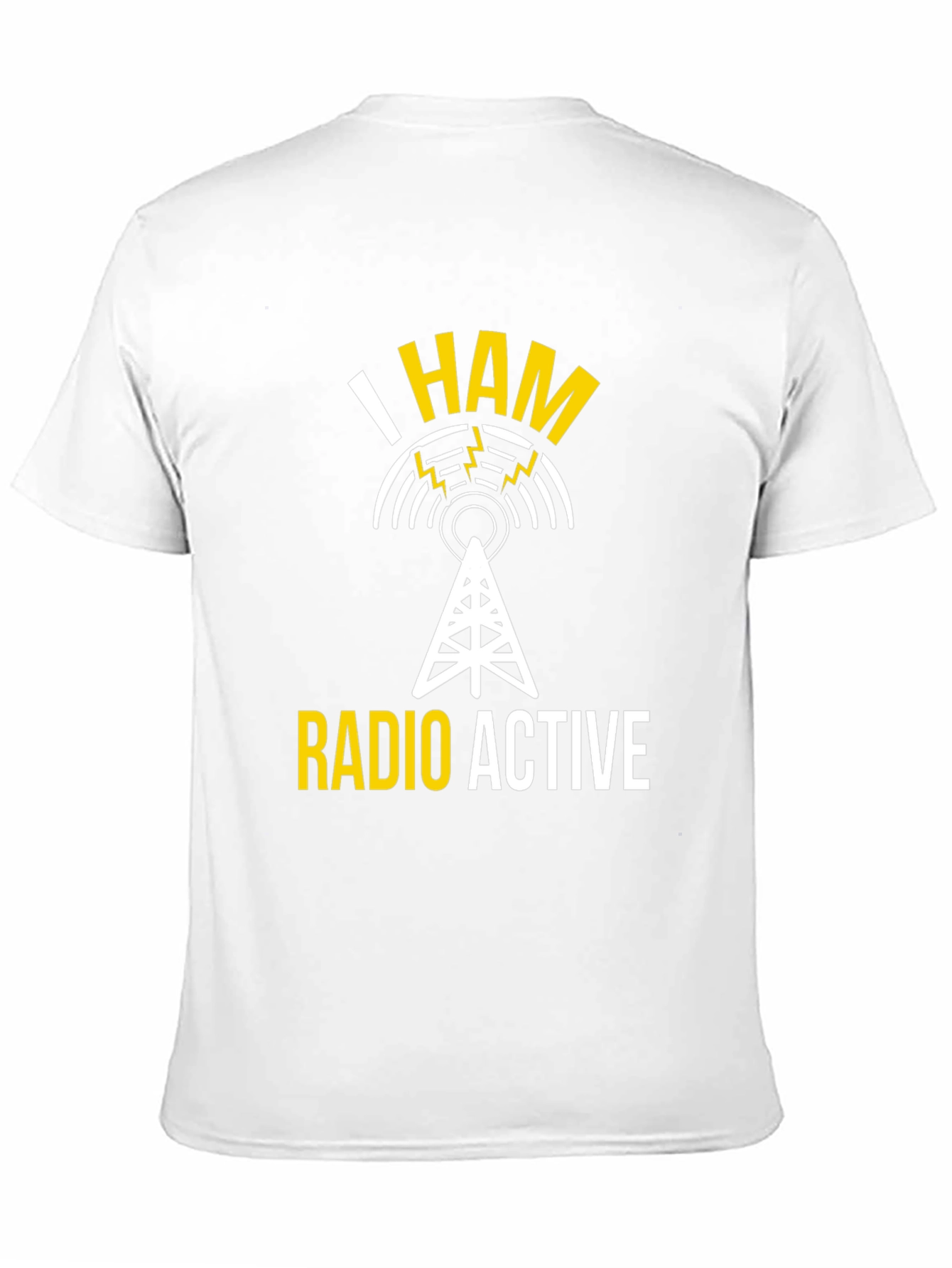 Black I HAM Radio Active T-Shirt view 11