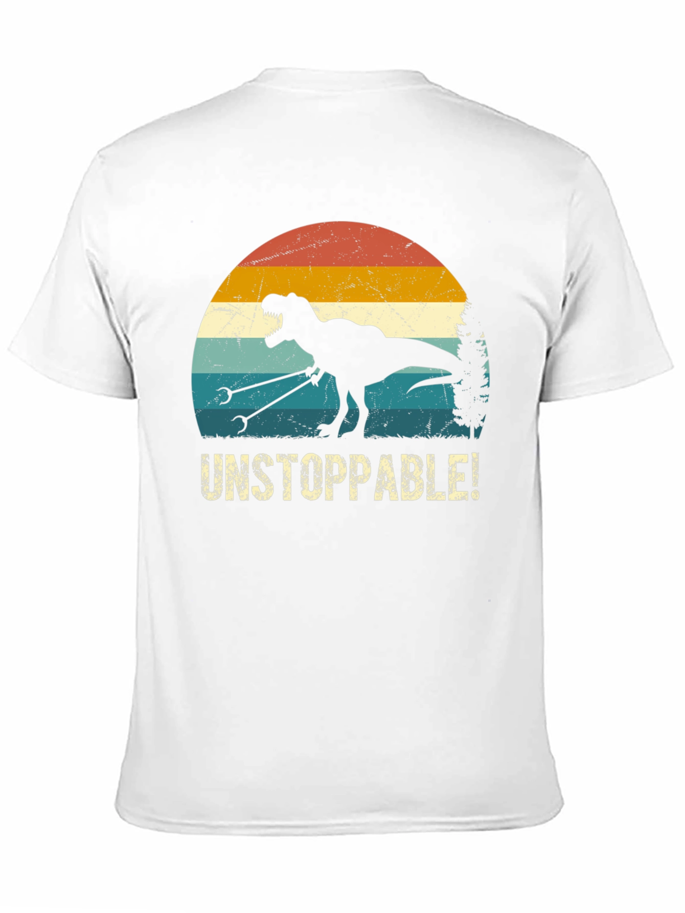 Black Unstoppable Dino T-Shirt view 11