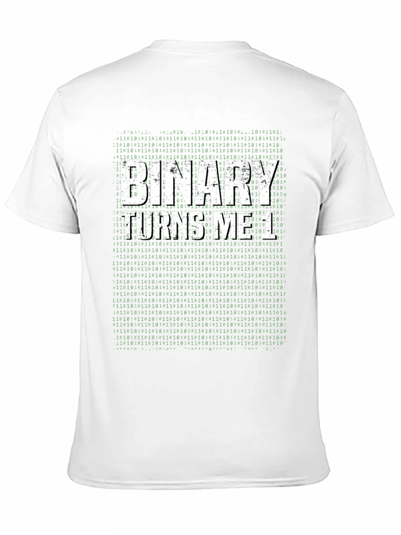 Black Binary Turns Me On Programmer Humor T-Shirt view 11