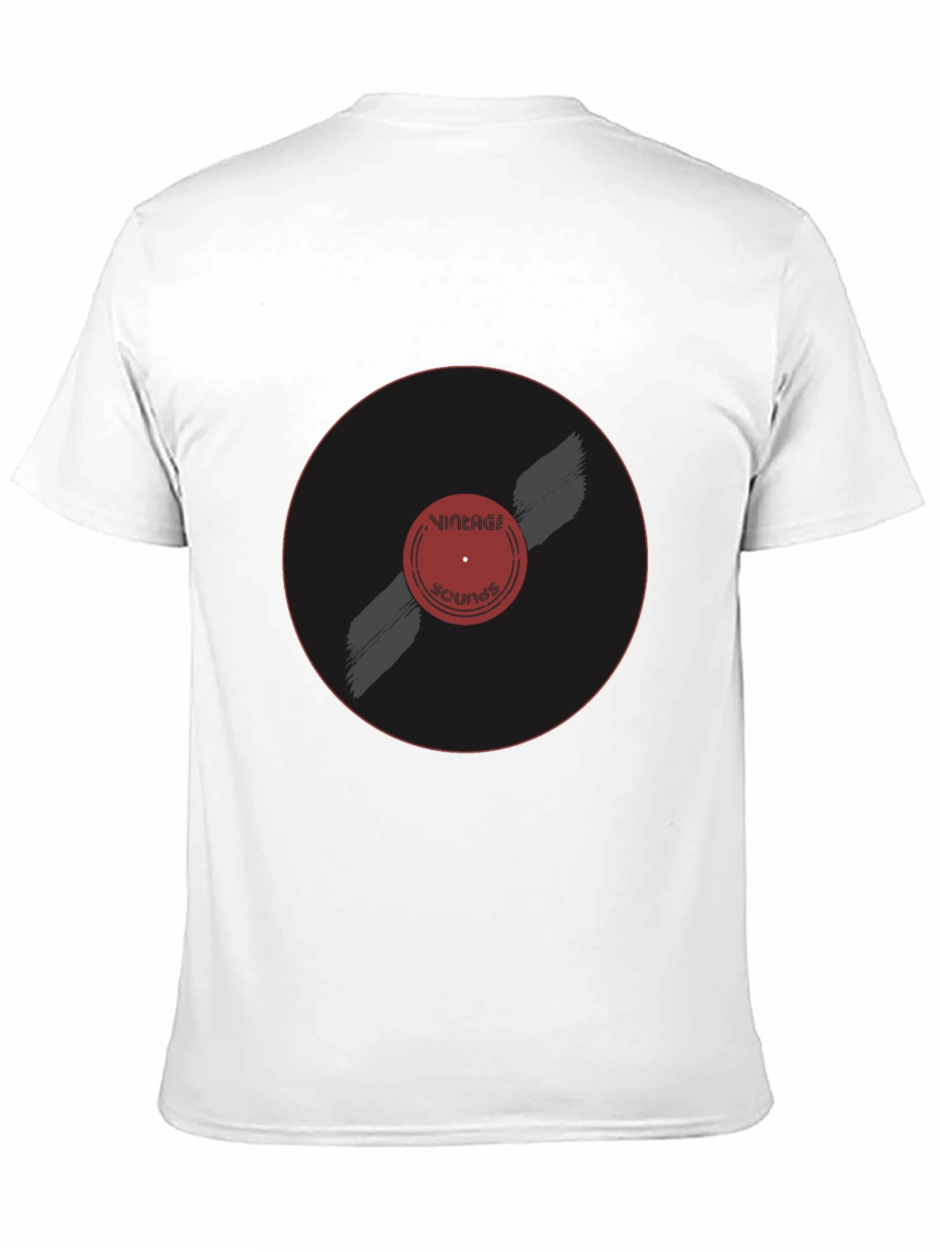 Black Vintage Sounds T-Shirt | Retro Music Tee view 11