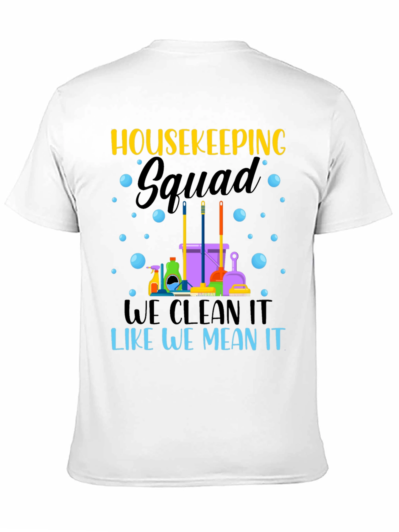 Black Housekeeping Squad Graphic Tee view 11