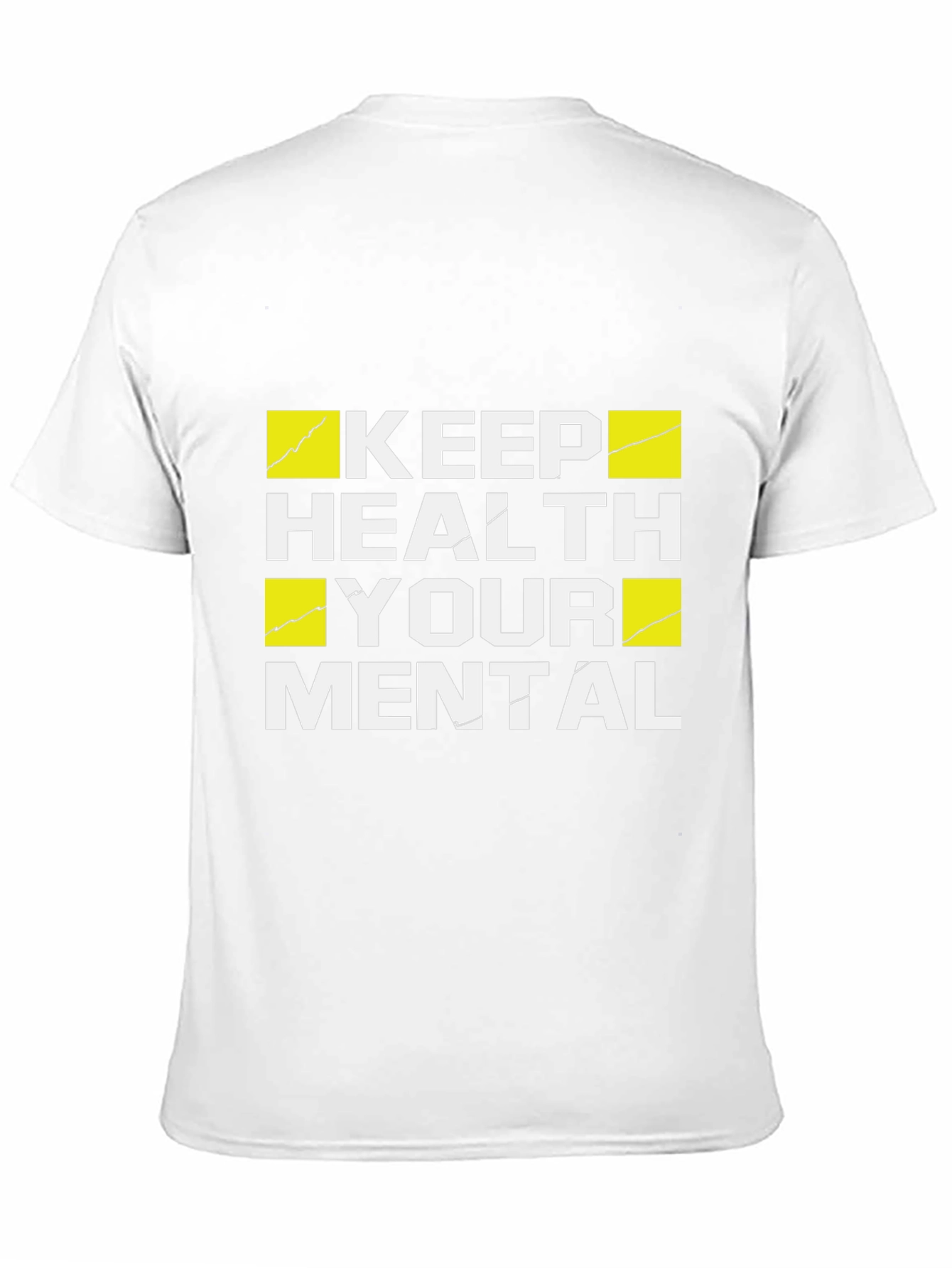Black Keep Healthy Your Mental T-Shirt view 11