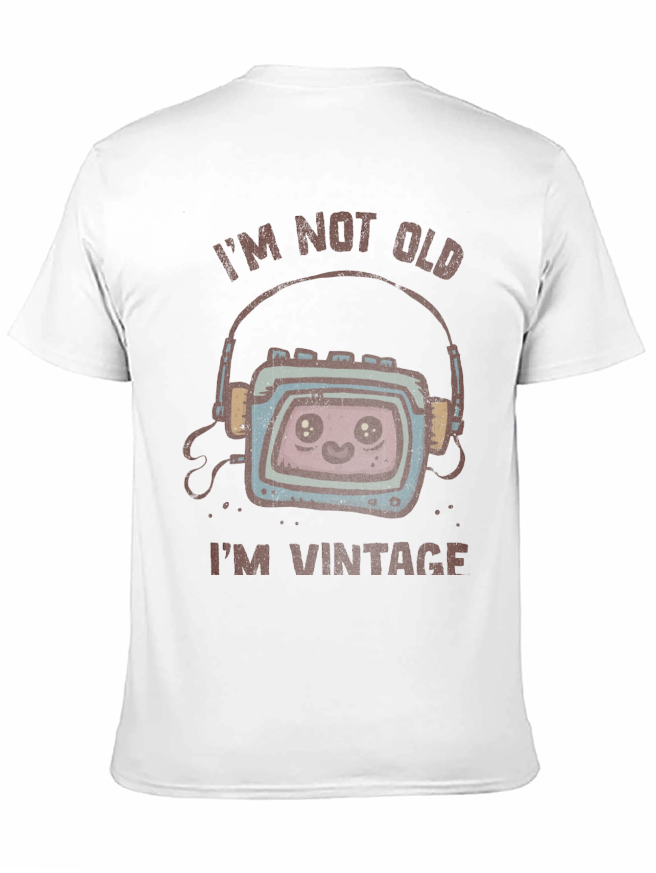 Black I'm Not Old, I'm Vintage Graphic T-Shirt view 11