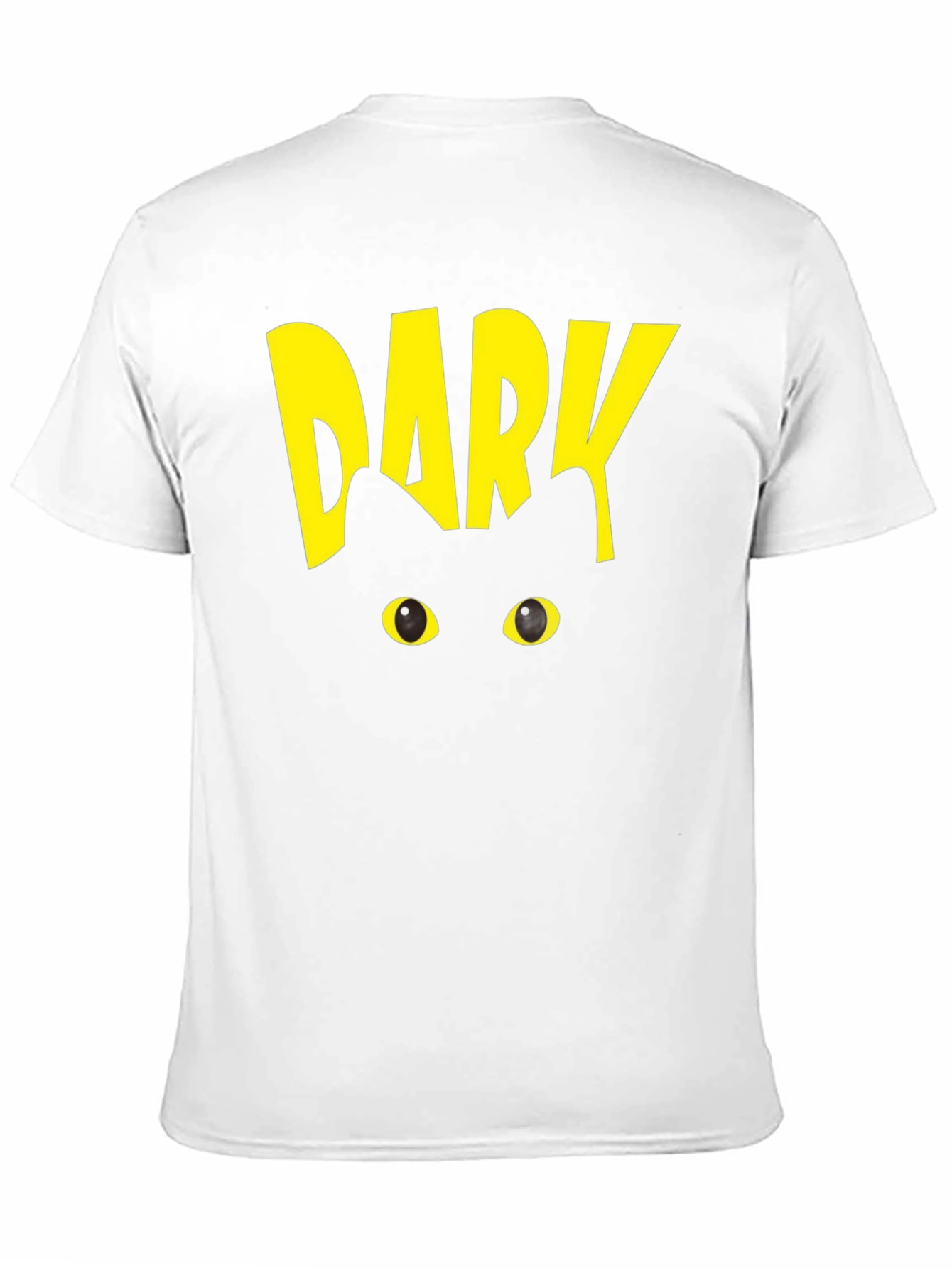 Black Dark Cat Graphic T-Shirt view 11
