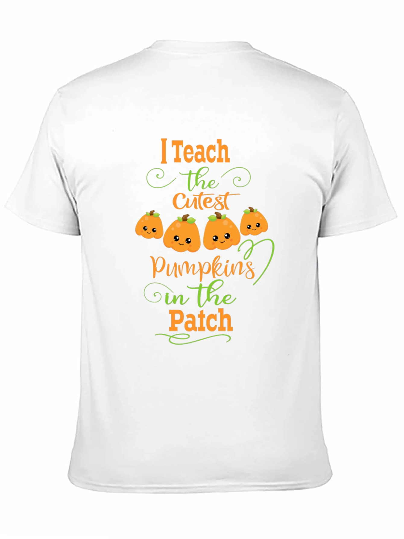 Black I Teach the Cutest Pumpkins T-Shirt view 11