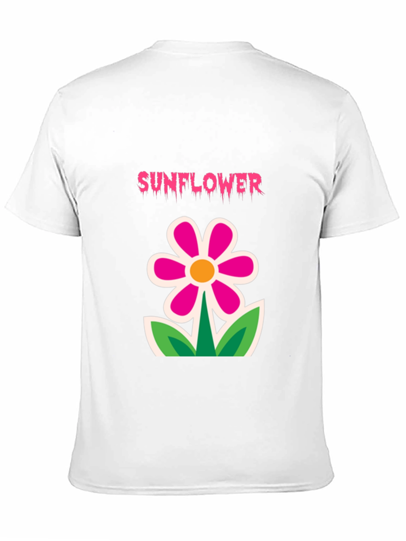 Black Sunflower Graphic Tee - Fun Floral Design view 11